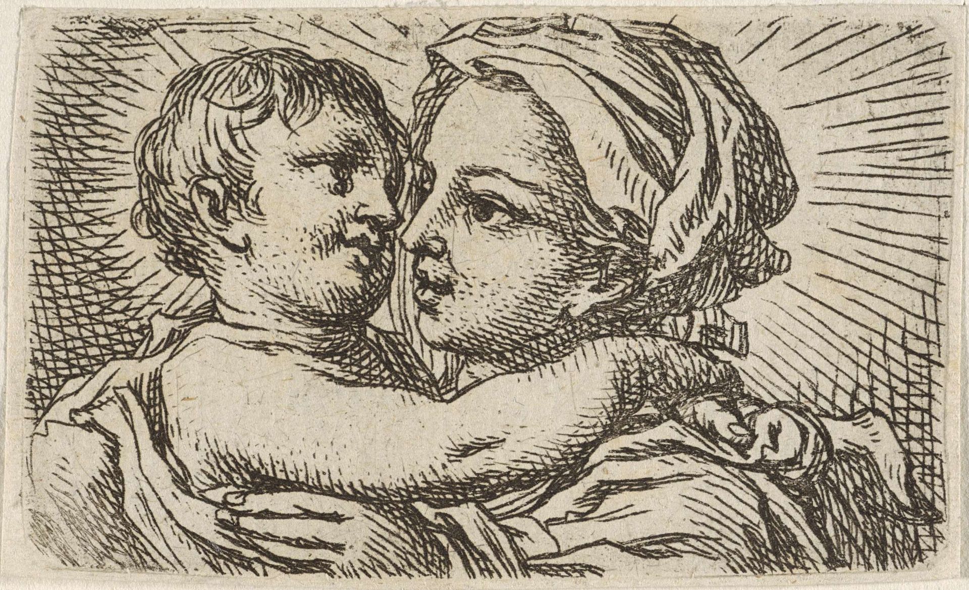 Madonna met kind by Cornelis Schut