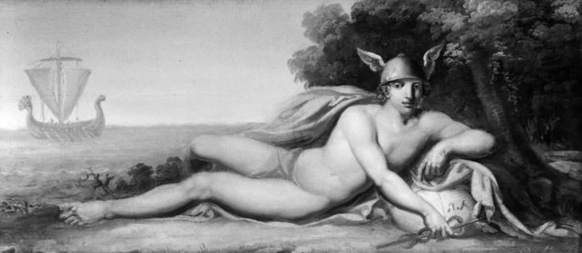 Mercury by the Seashore by Nicolai Abildgaard