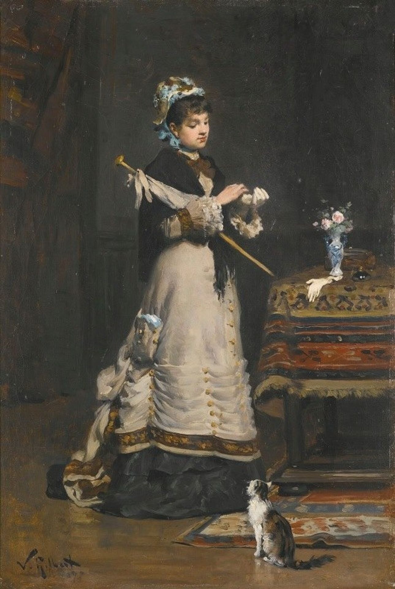 Après la visite by Victor Gabriel Gilbert