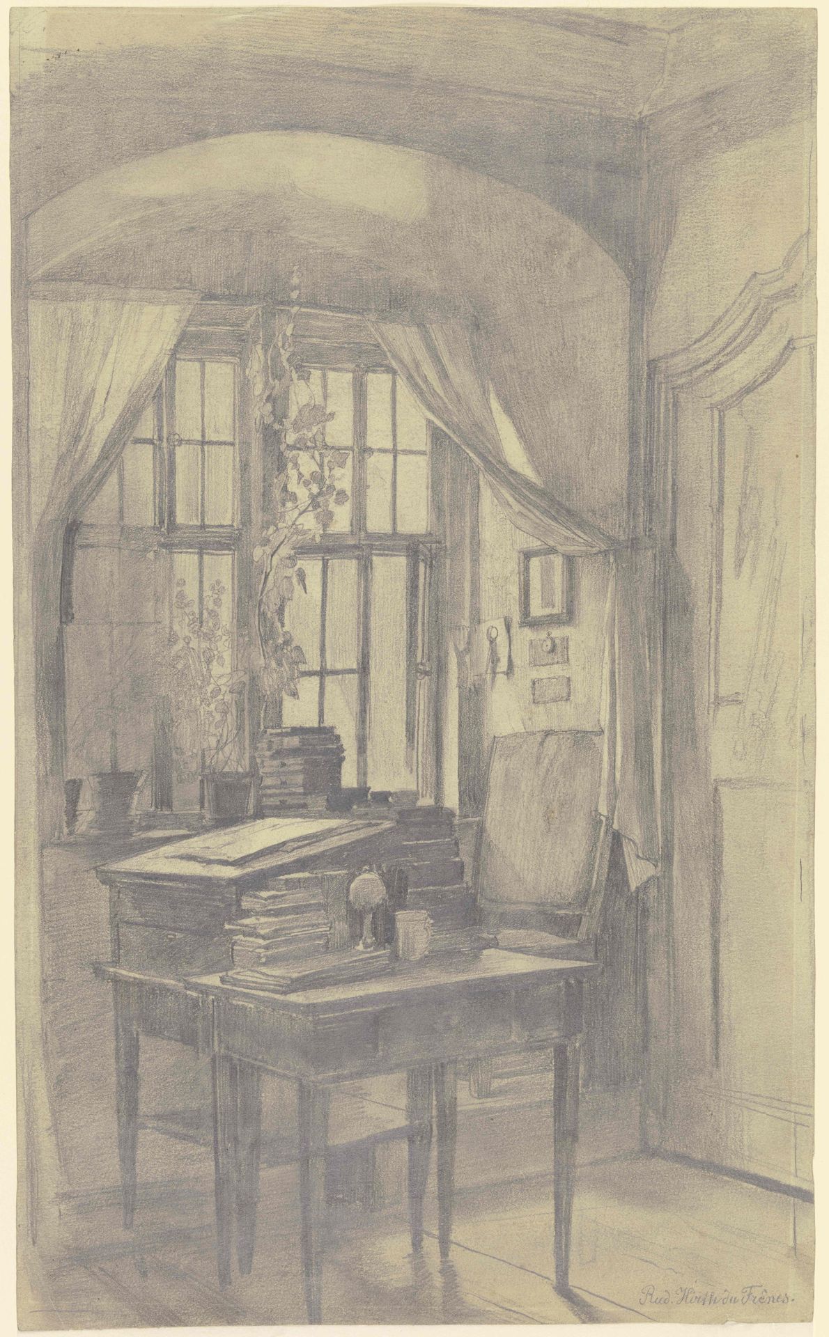 Interior from Rothenburg by Rudolf Hirth du Frênes