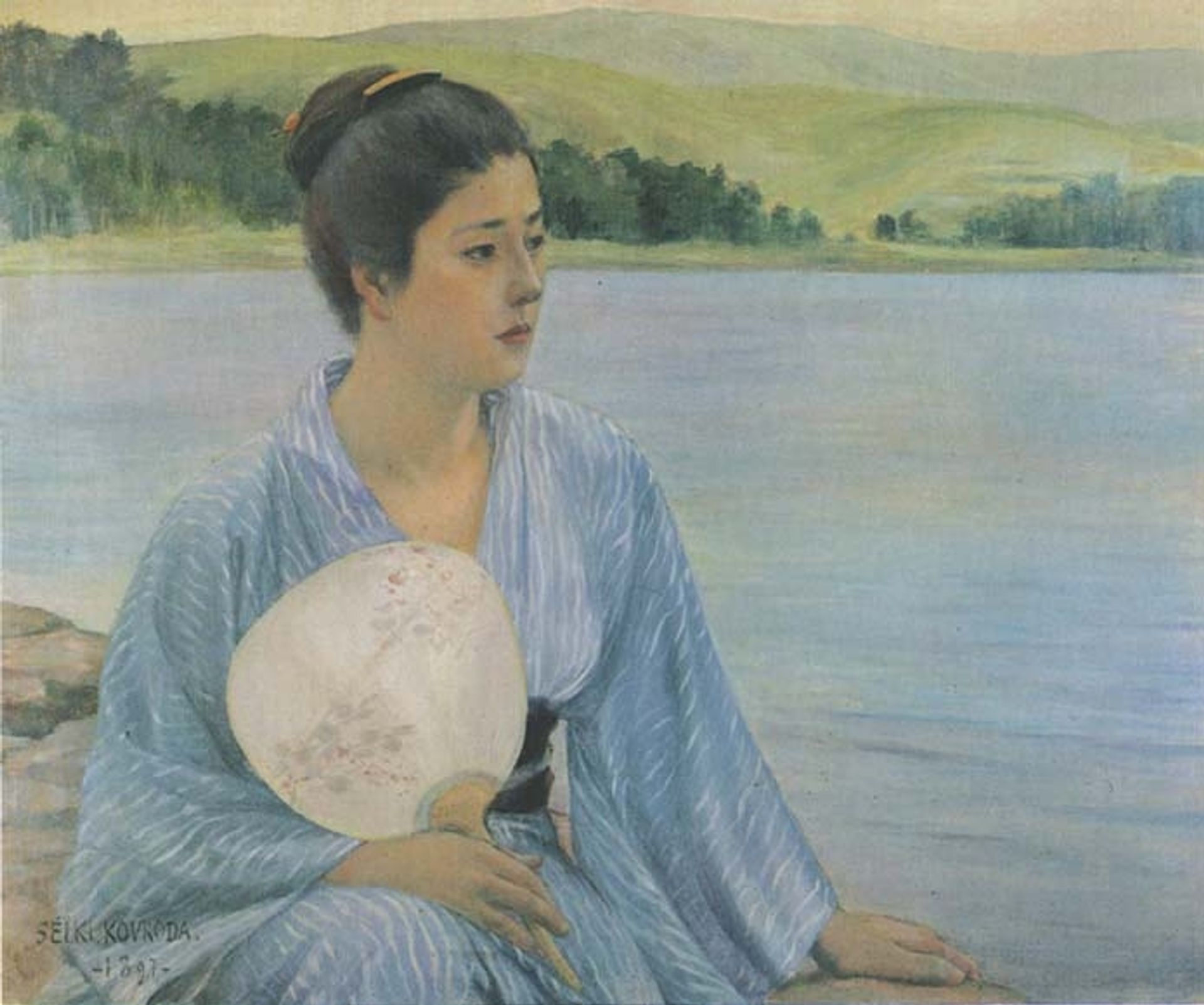 Lakeside by Fujishima Takeji