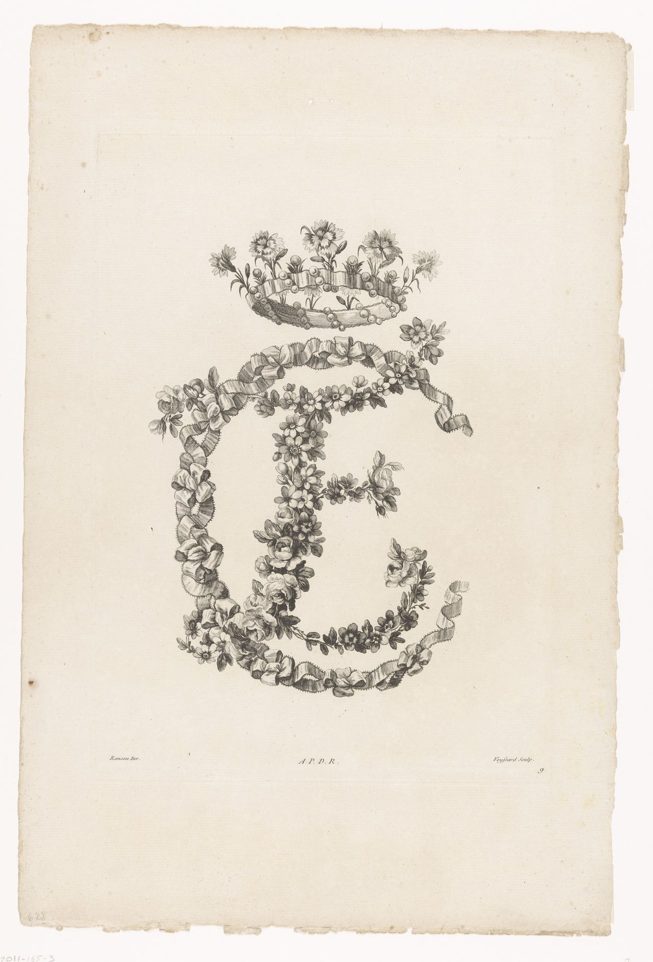 Letters E en C by Etienne Claude Voysard