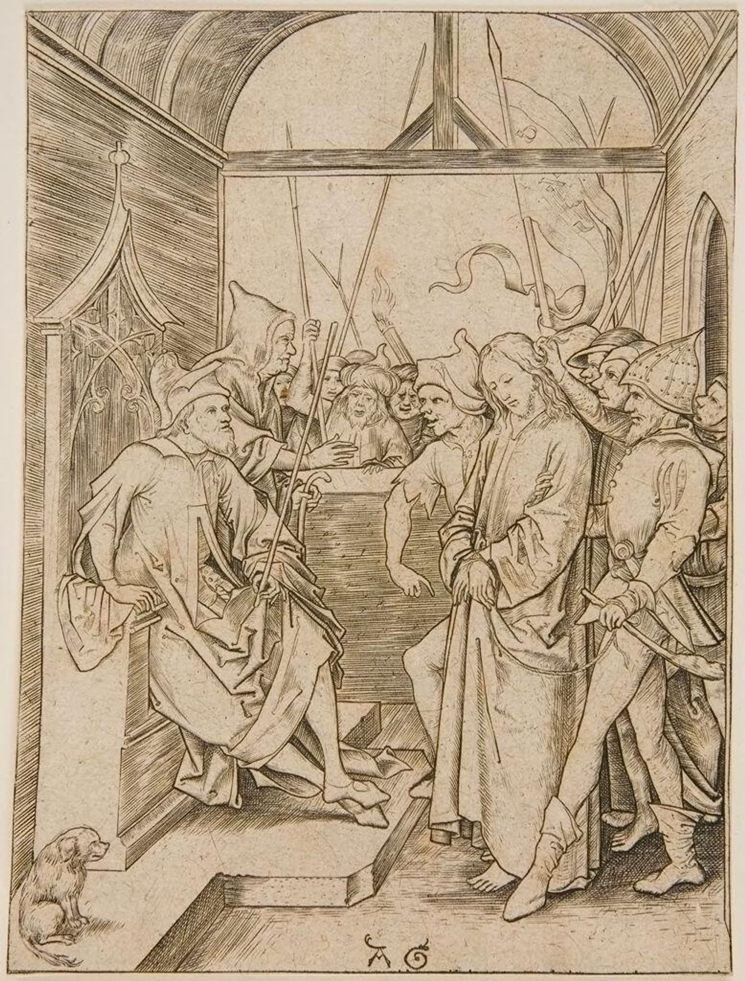 Christ Before Pilate by Anonymous