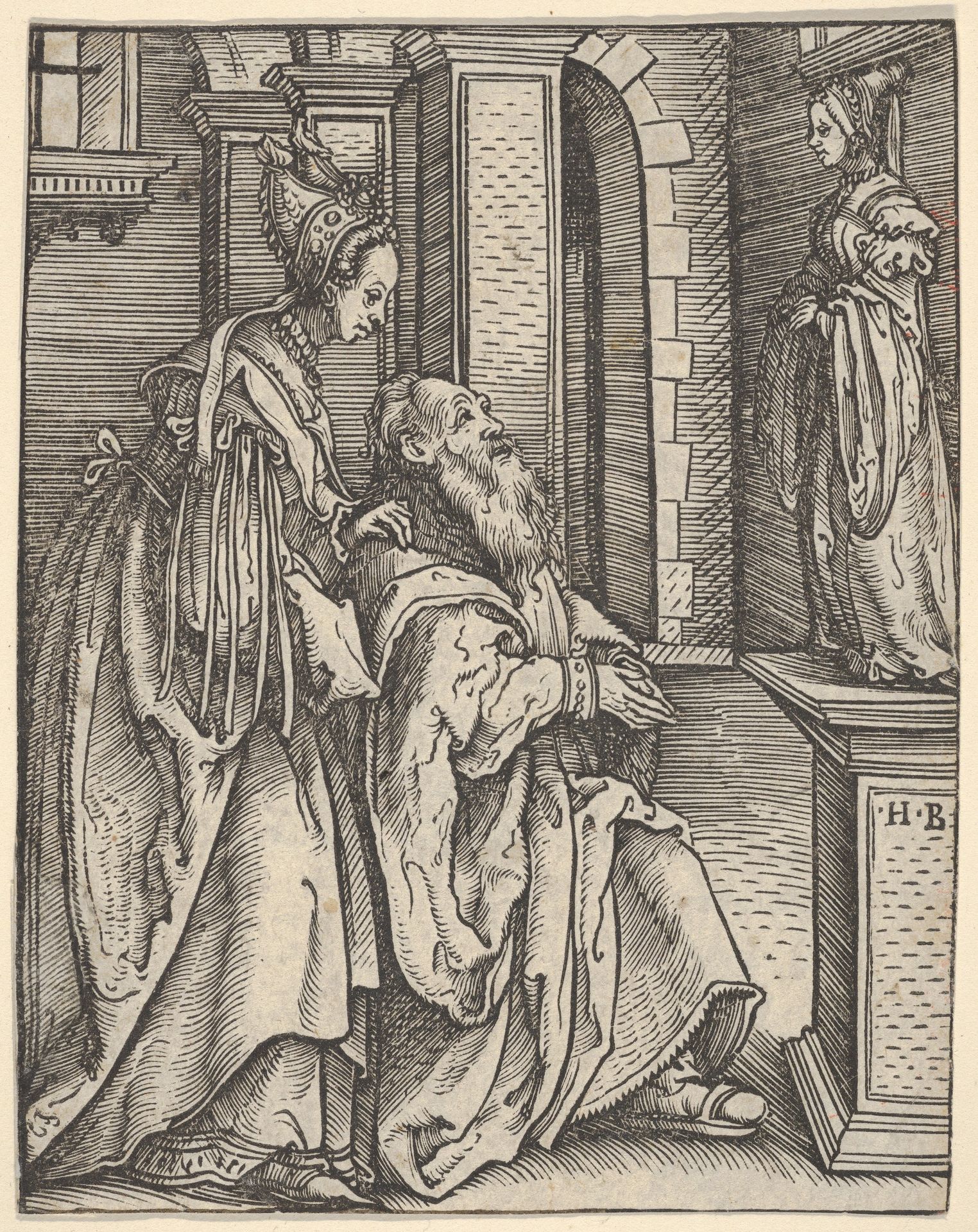 Solomon Adoring the Idols, from Women's Wile (Weiberlisten) by Hans Burgkmair