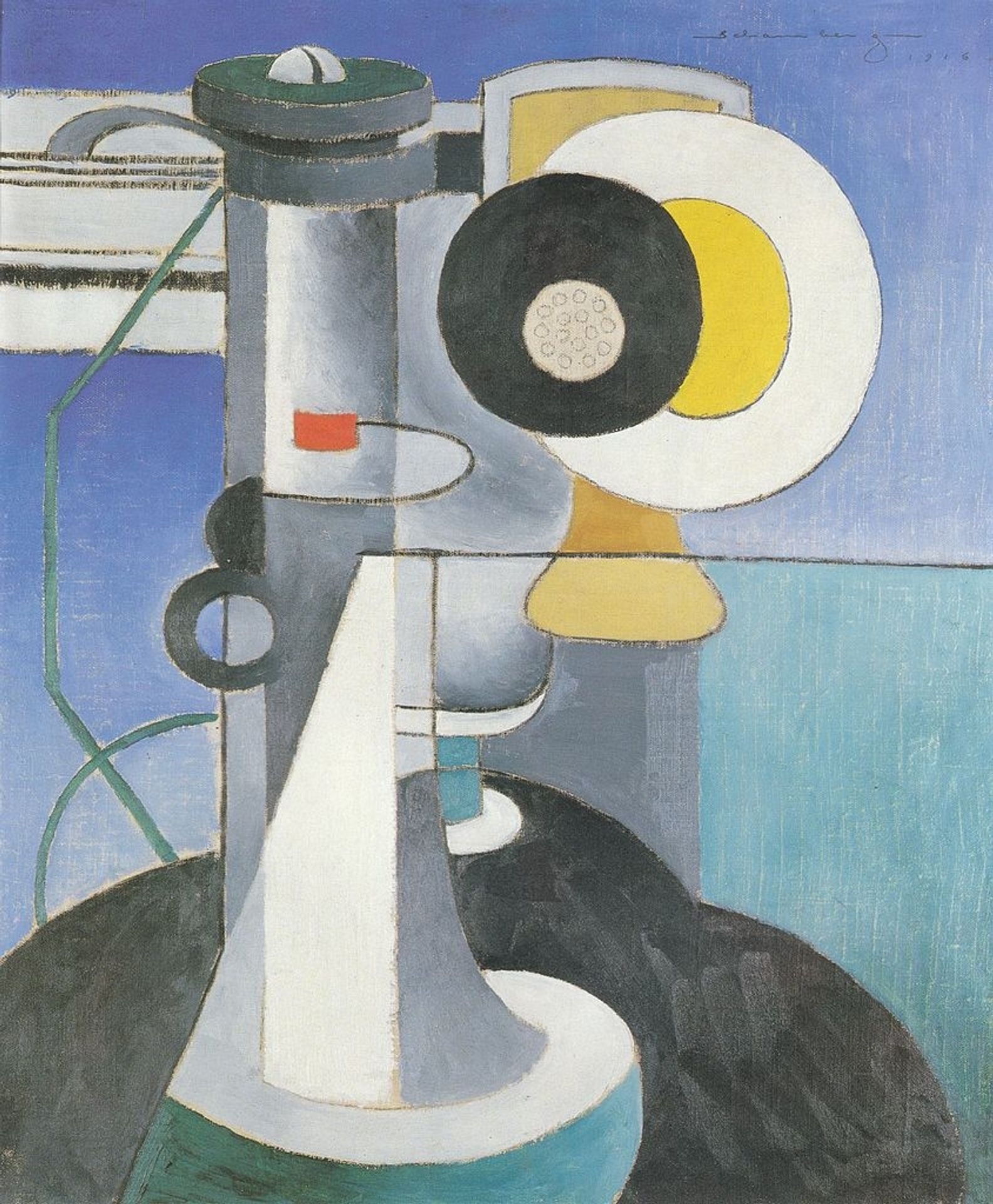 Telephone by Morton Schamberg