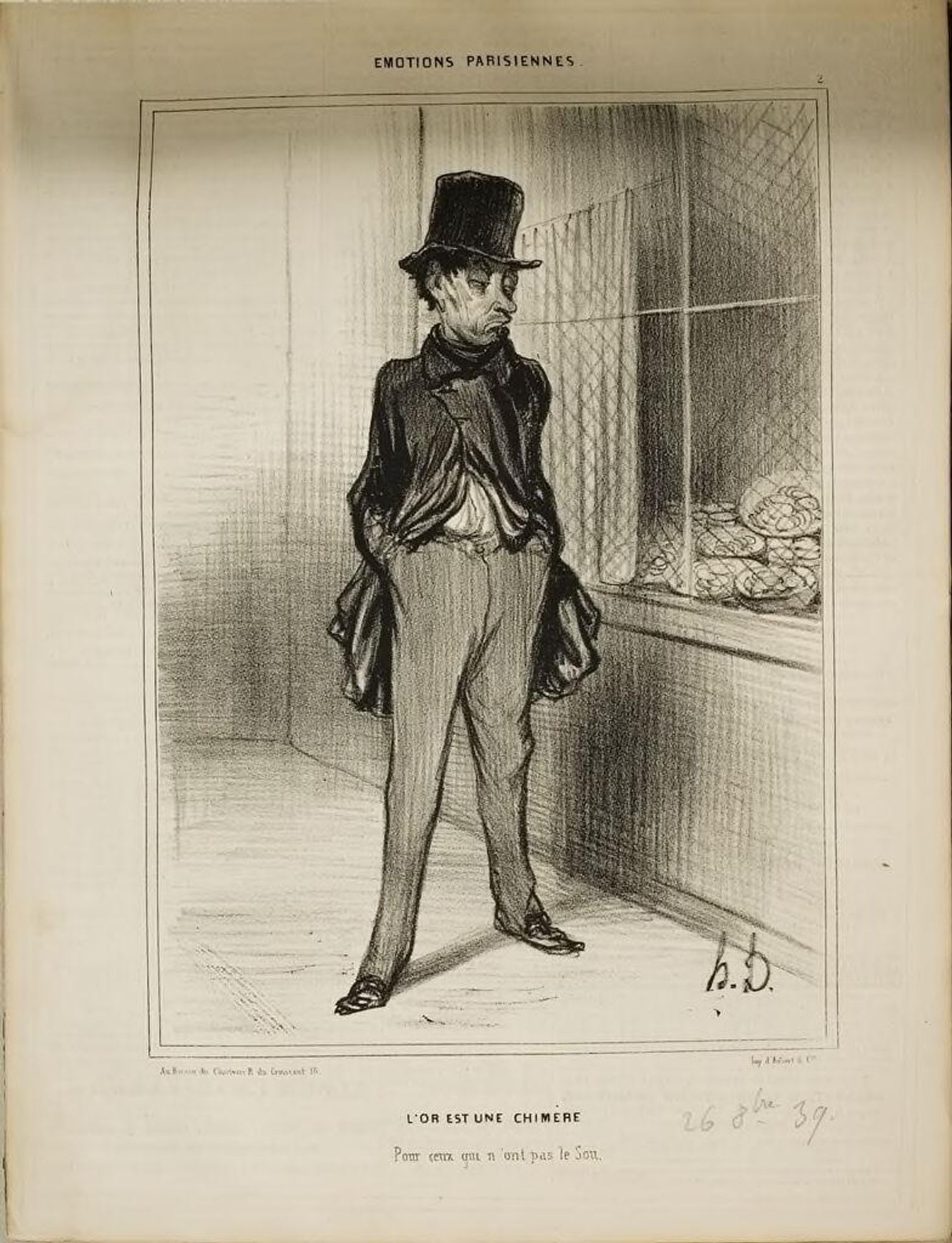 Gold Is a Chimera by Honoré Daumier