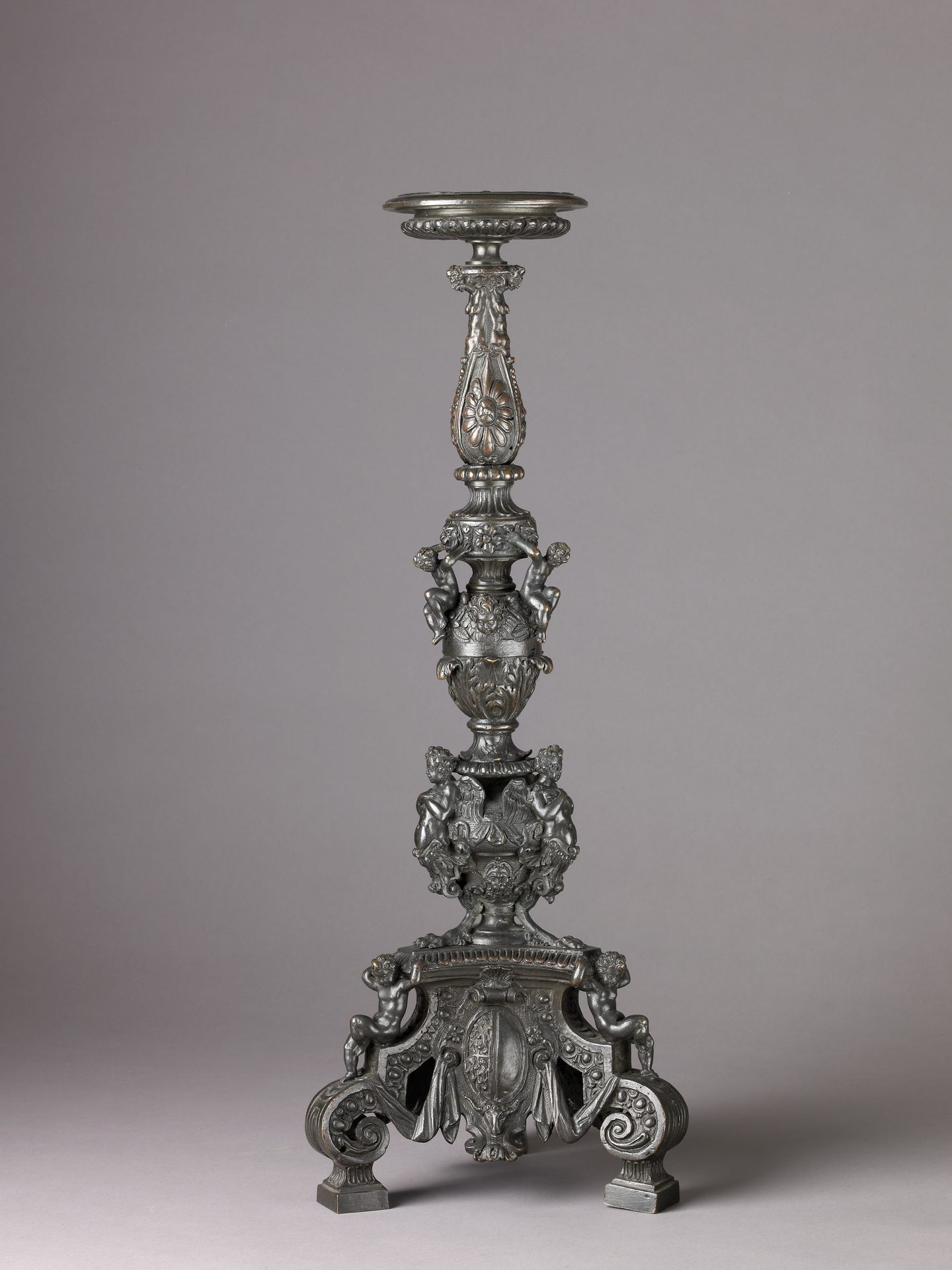 Candelabra Supported by Putti by Niccolò Roccatagliata