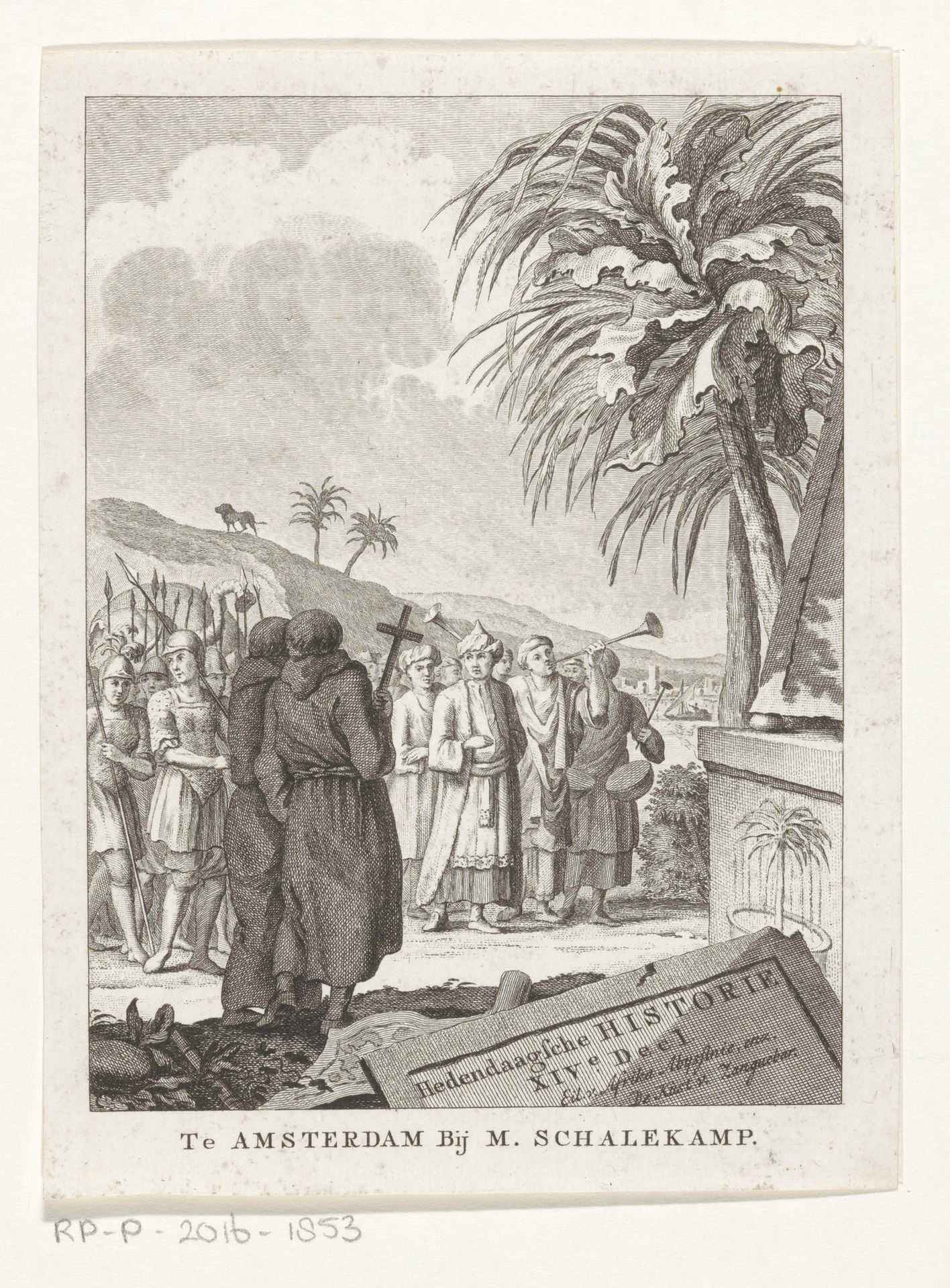 Allegorie op Afrika by Simon Fokke