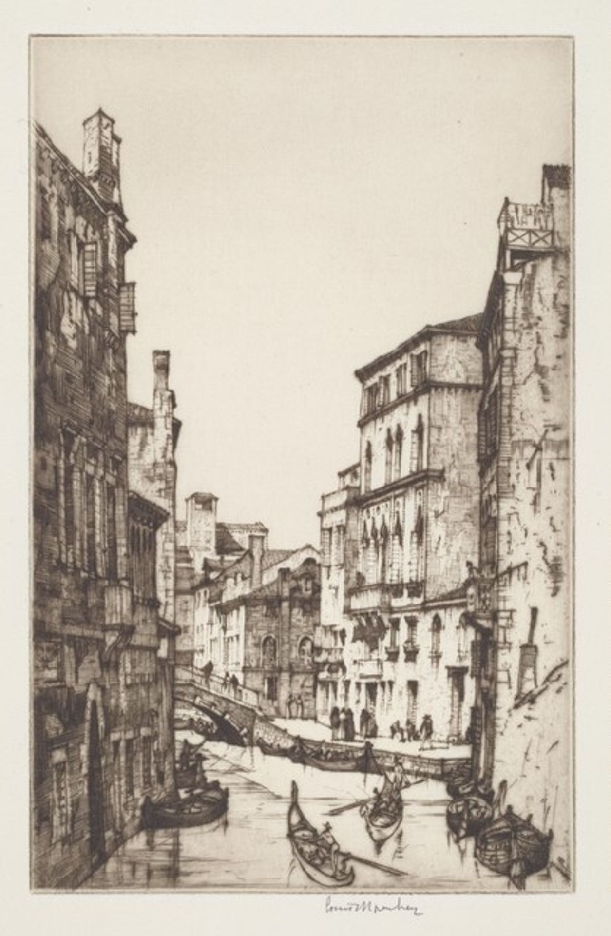 Tintoretto's House in the Rio della Sensa, Venice by Louis Conrad Rosenberg
