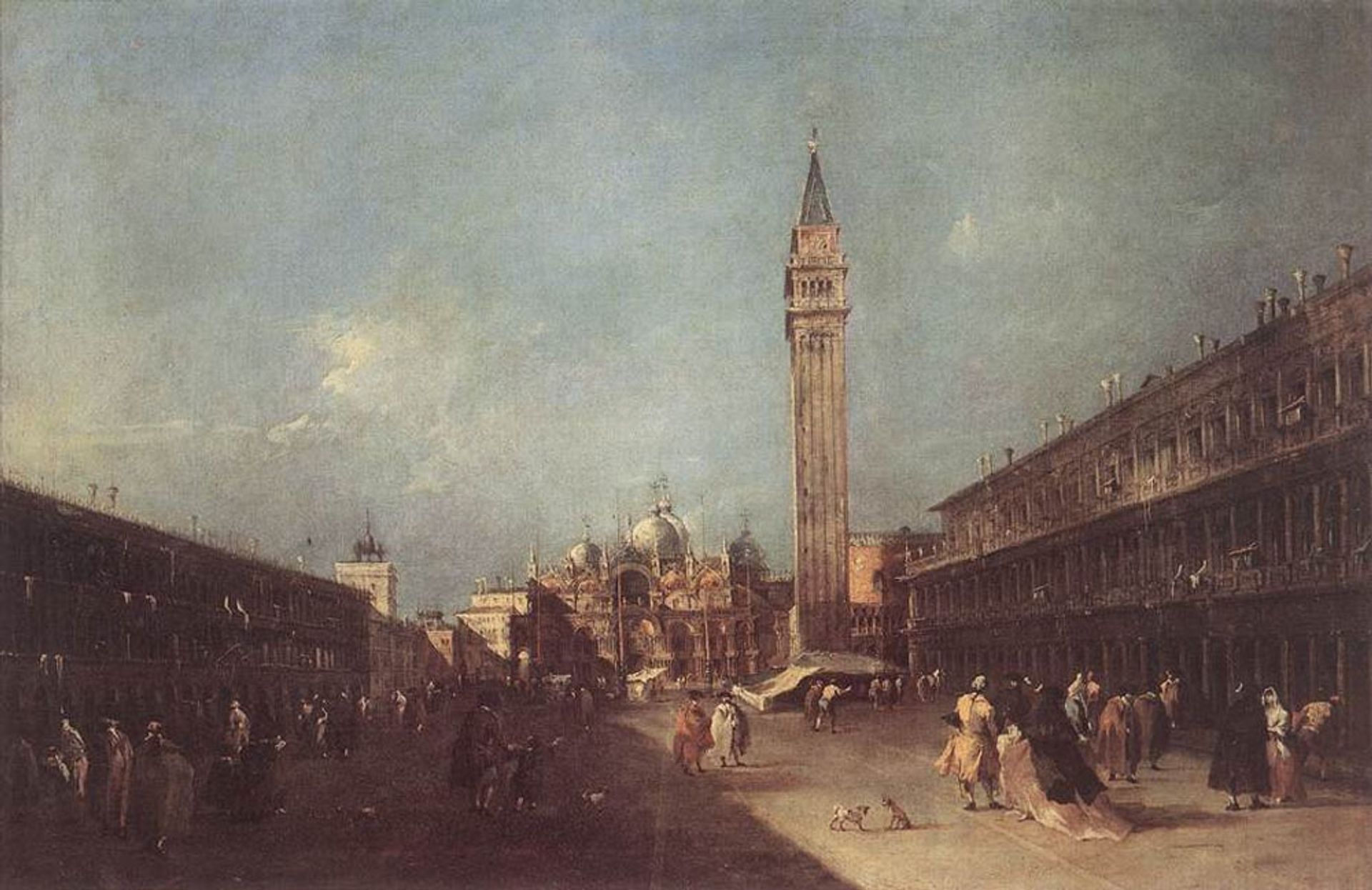 Piazza San Marco by Francesco Guardi