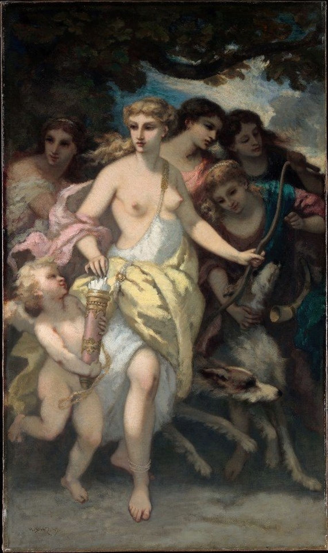 Diana by Narcisse-Virgilio Diaz