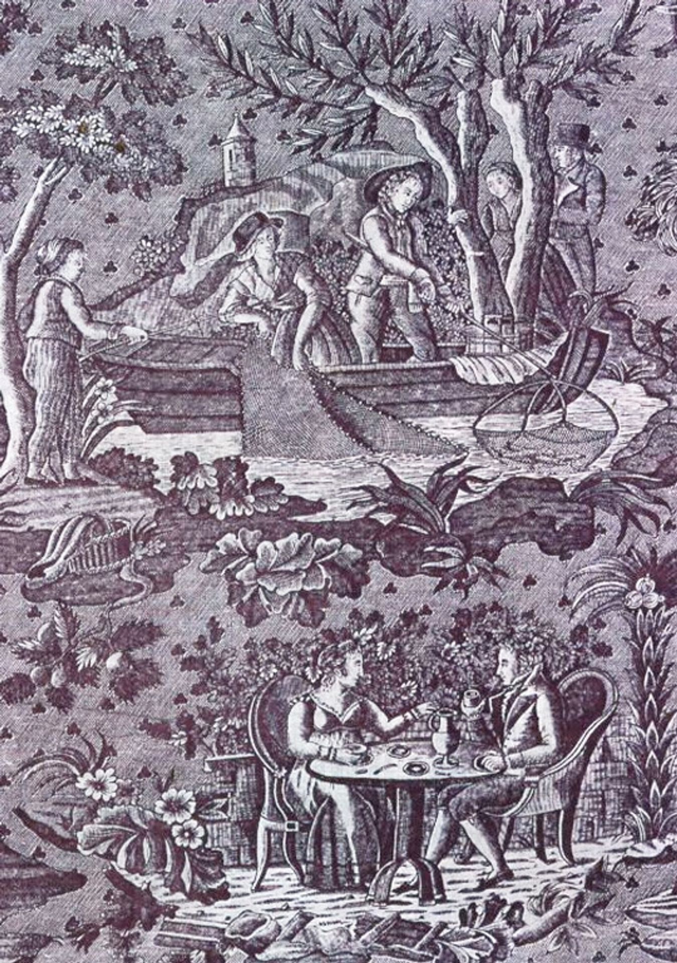 Plaisir de l'été (Pleasure of Summer) (Furnishing Fabric) by Philippe Wyngaert