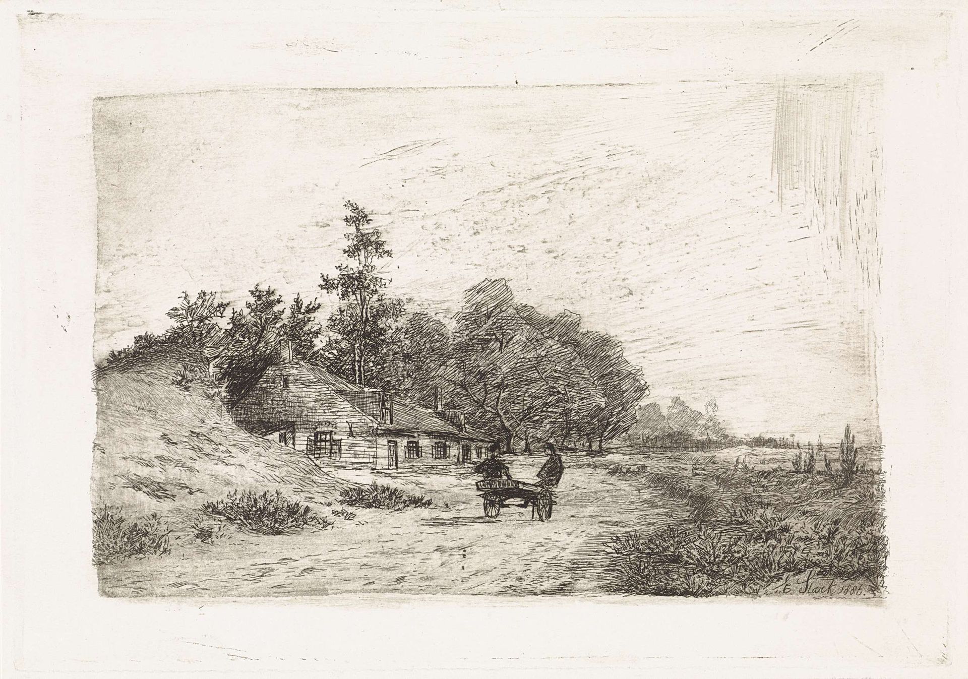 De Bilt bij Utrecht by Elias Stark