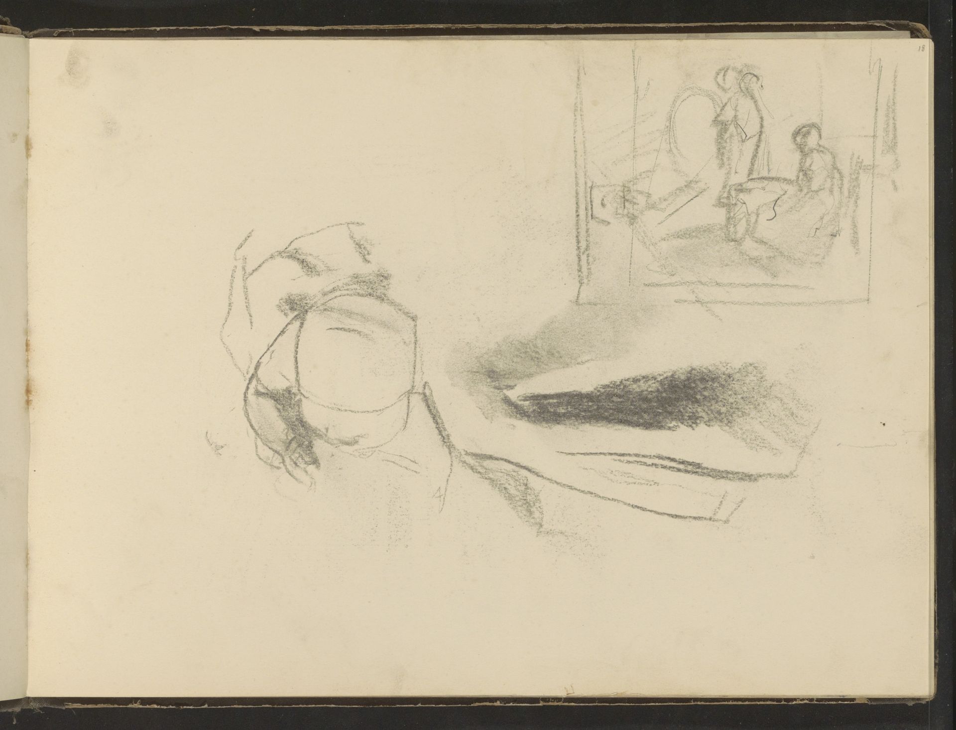 Twee figuren in een interieur by Albert Neuhuys