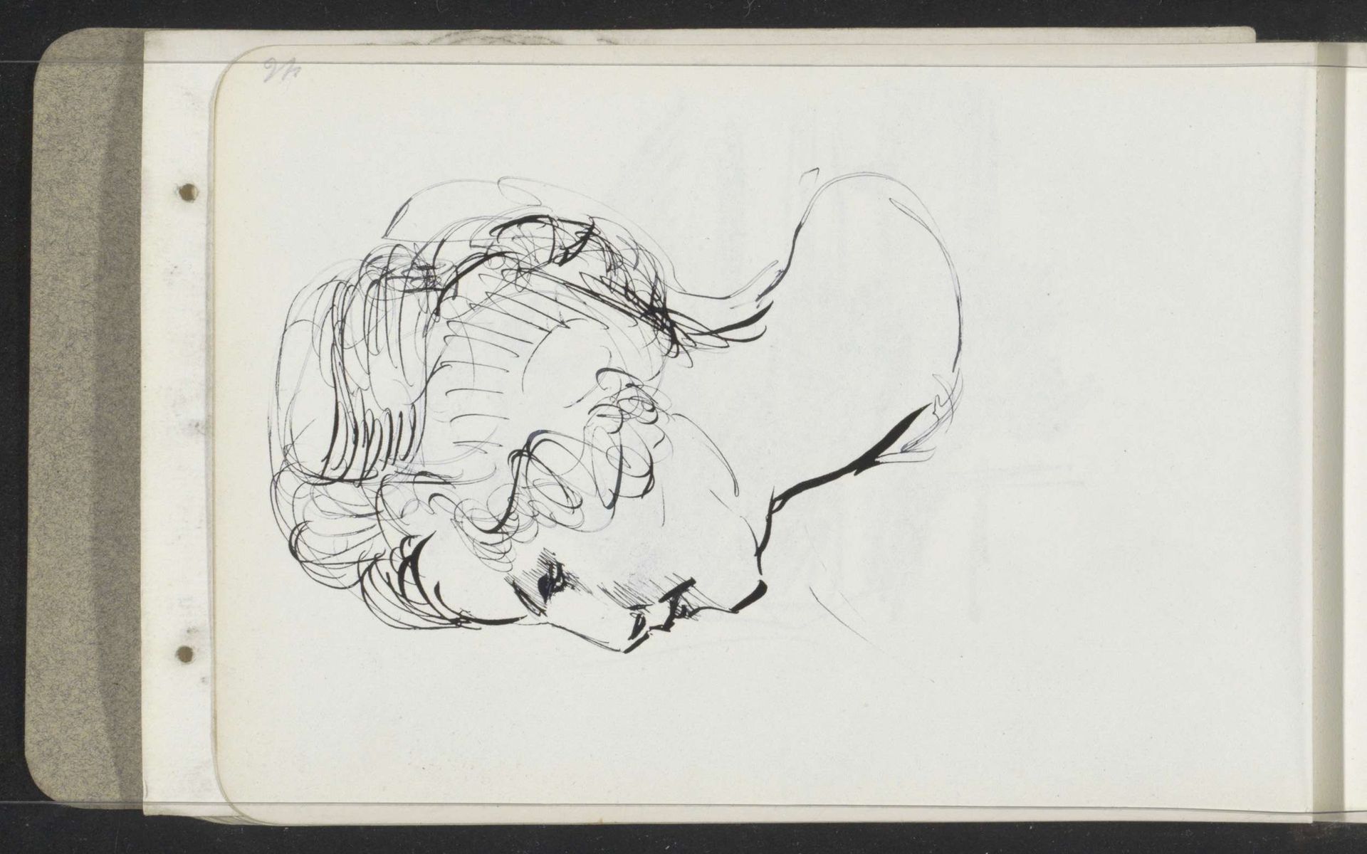 Vrouwenhoofd by Isaac Israels