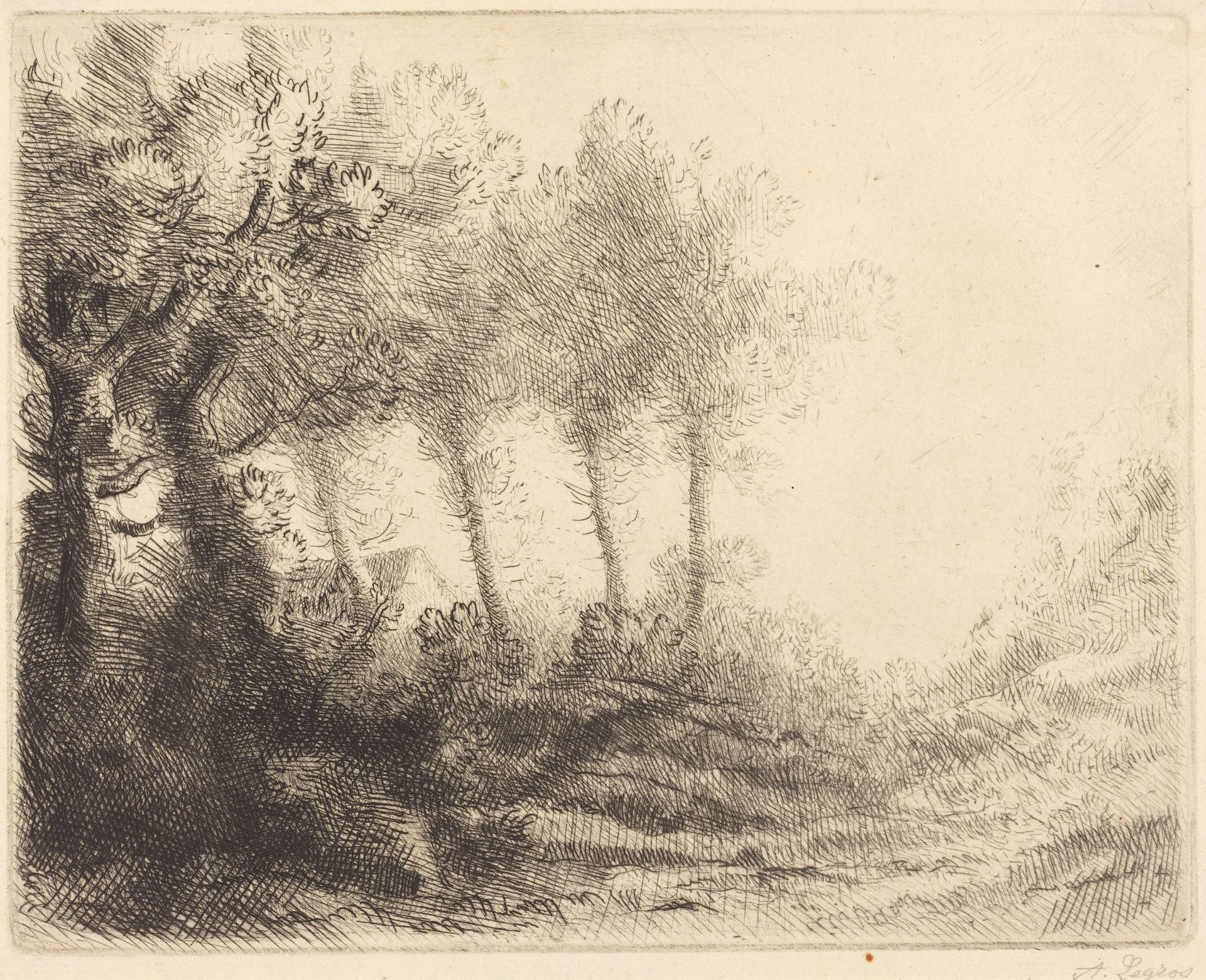Landscape (Paysage) by Alphonse Legros