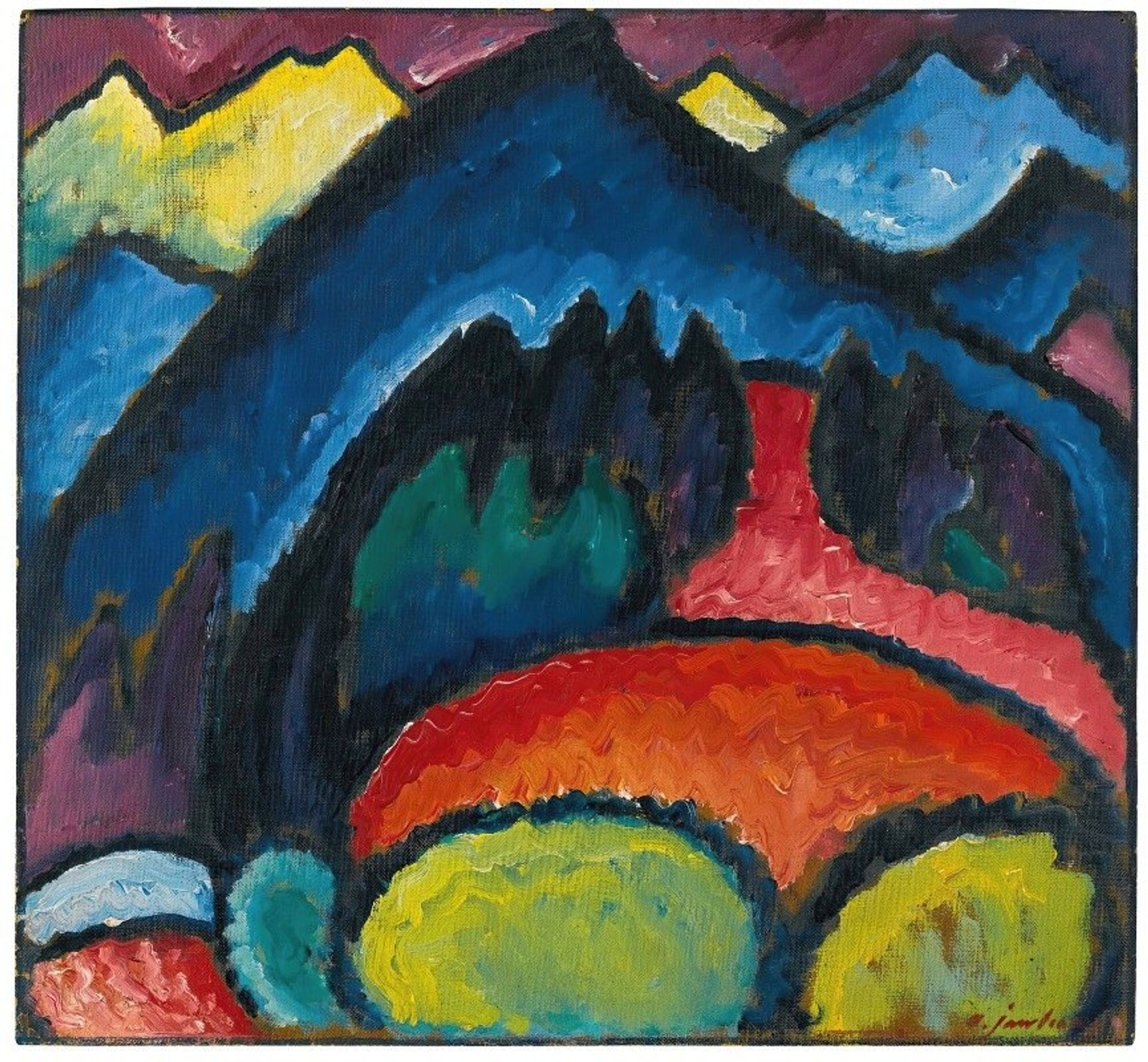 Oberstdorf by Alexej von Jawlensky