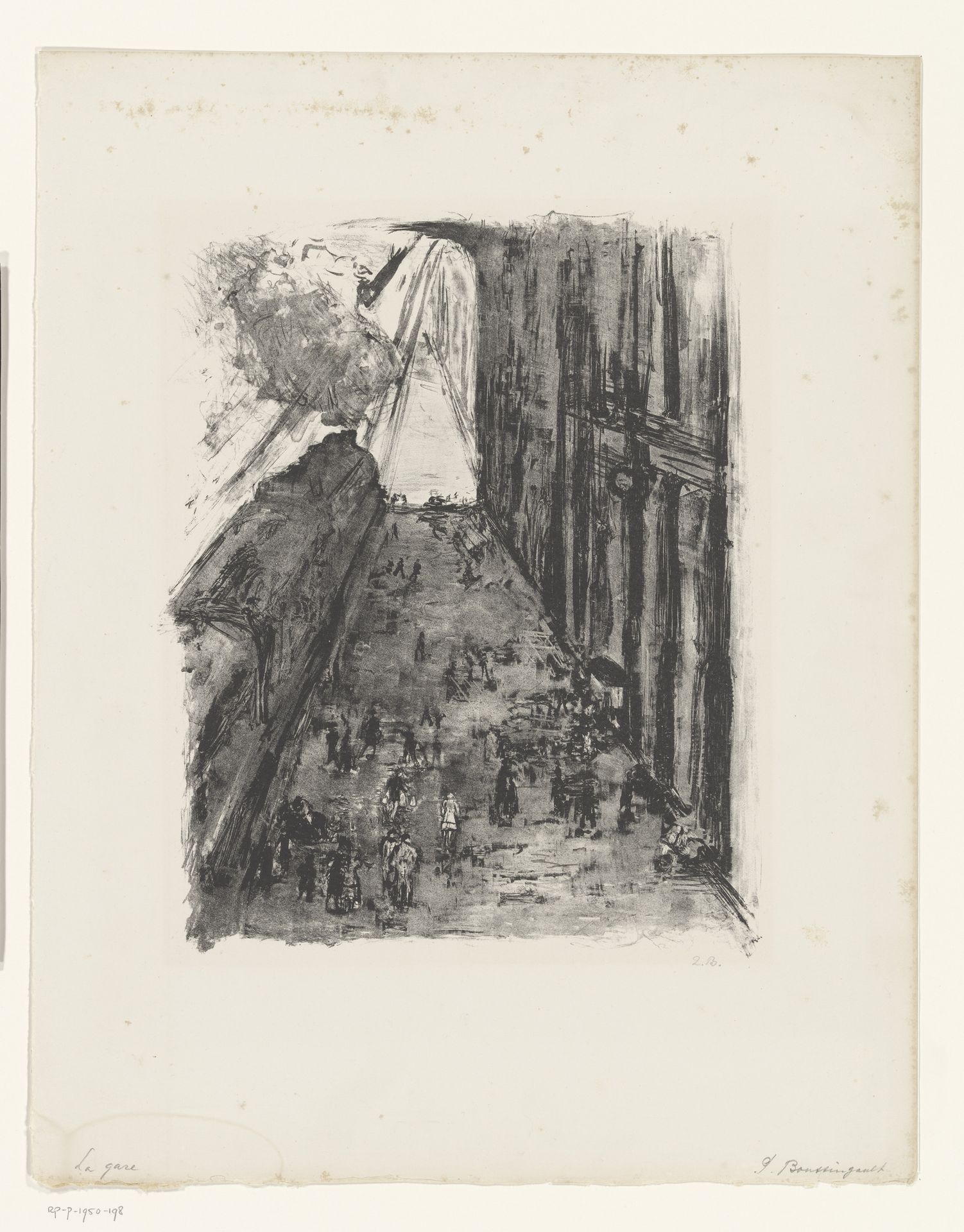 La Gare by Jean-Louis Boussingault