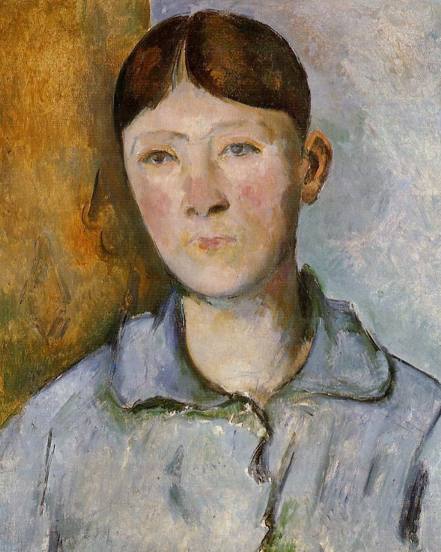 Portrait of Madame Cezanne by Paul Cézanne