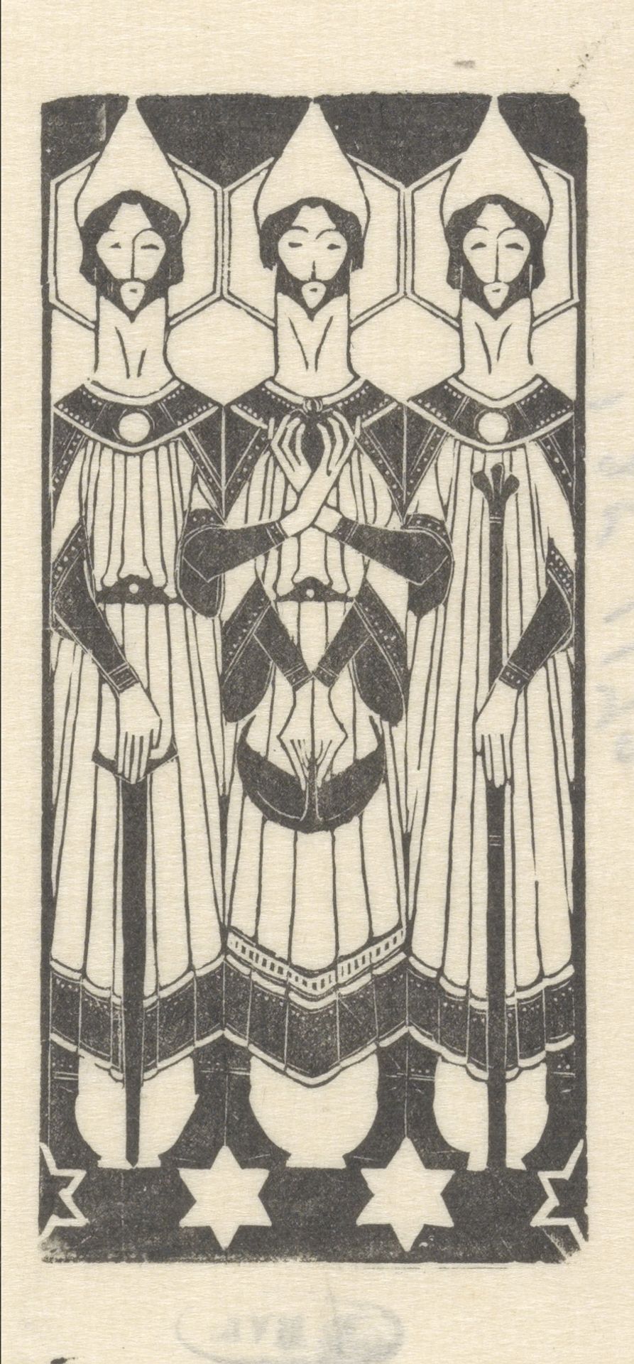 Drie mannen by Mathieu Lauweriks
