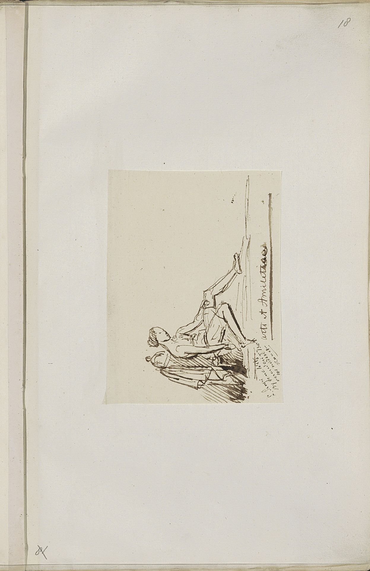 Zittende figuur by Louis Royer