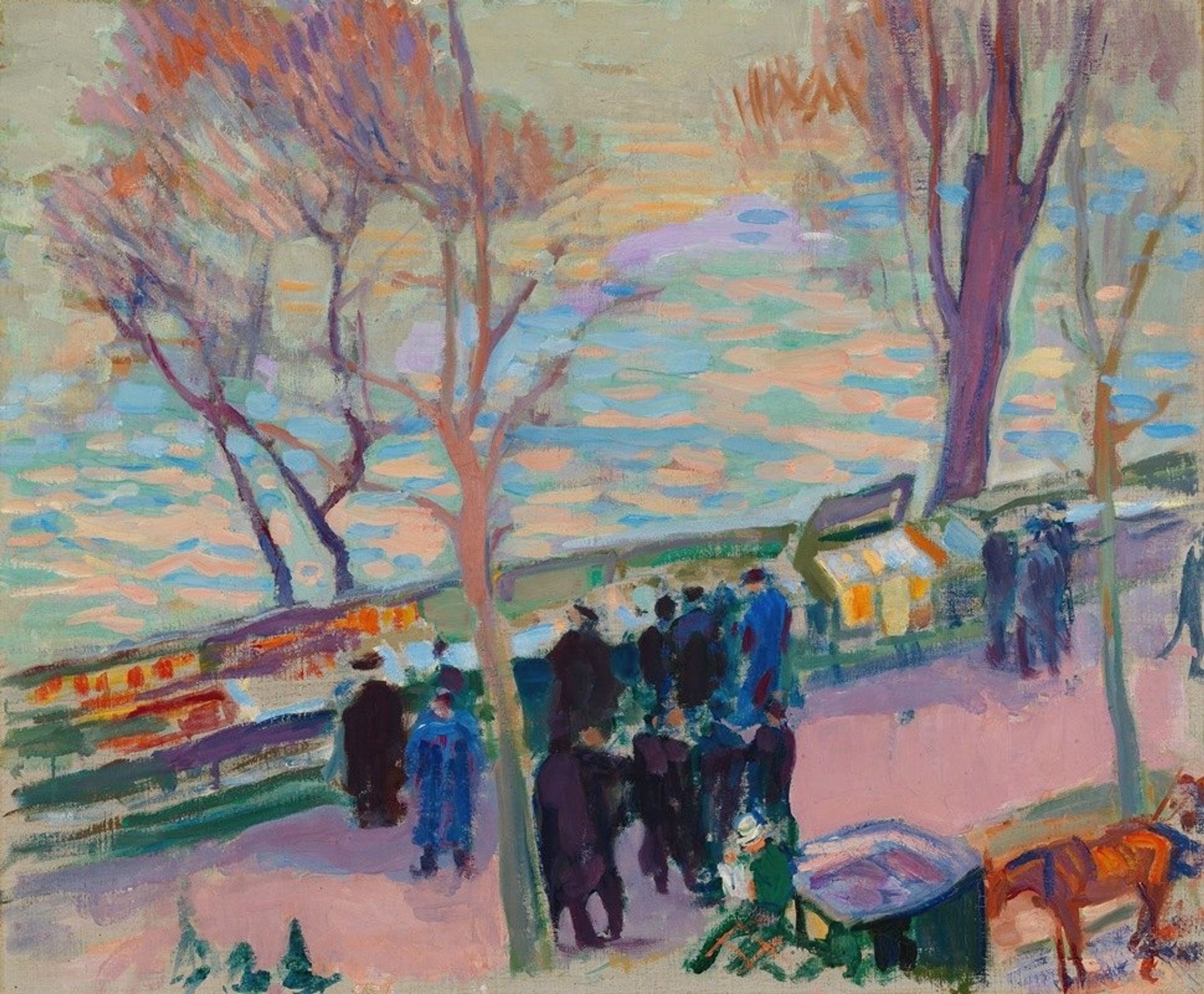 Banks of the Seine by Magnus Enckell