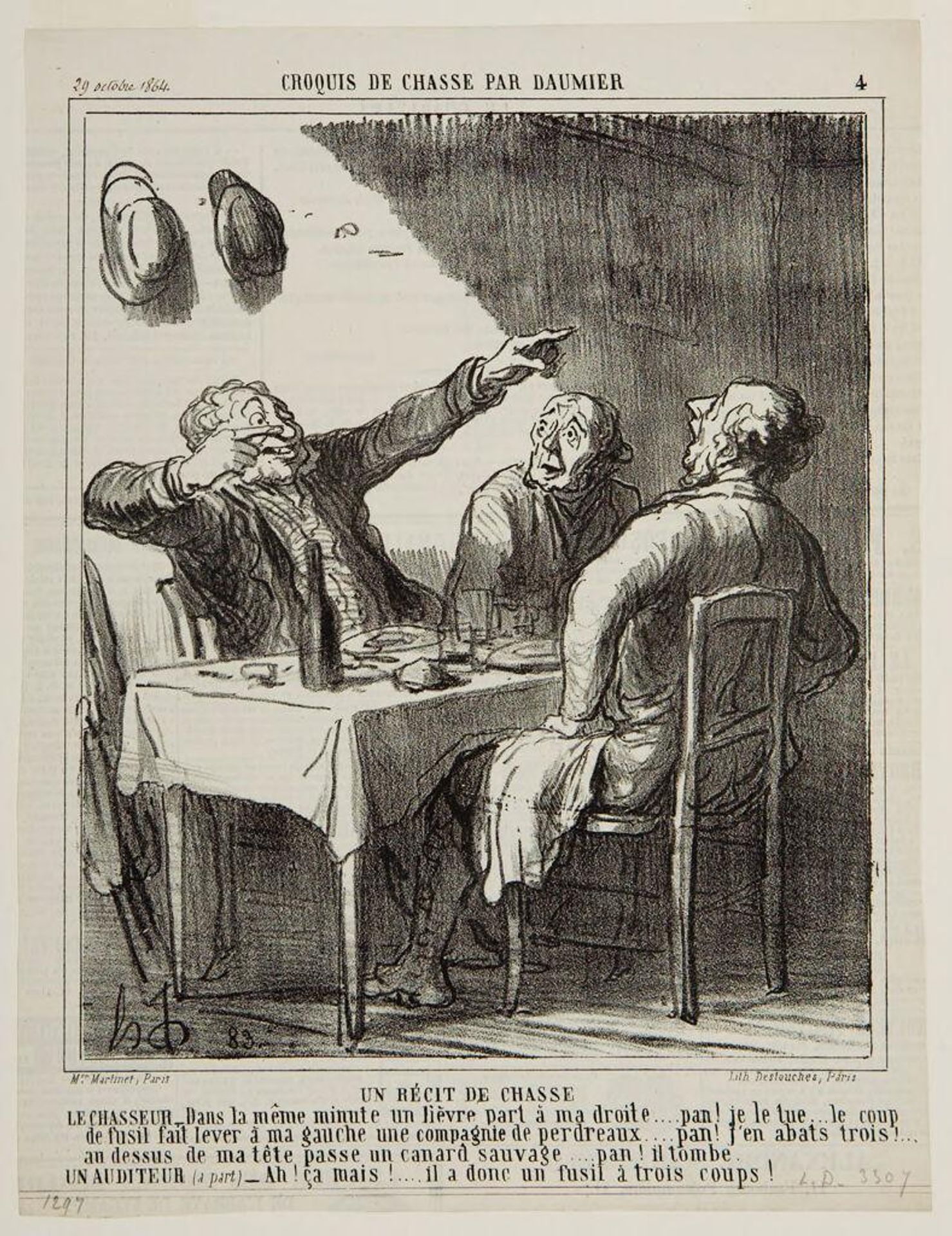 A Hunting Story by Honoré Daumier