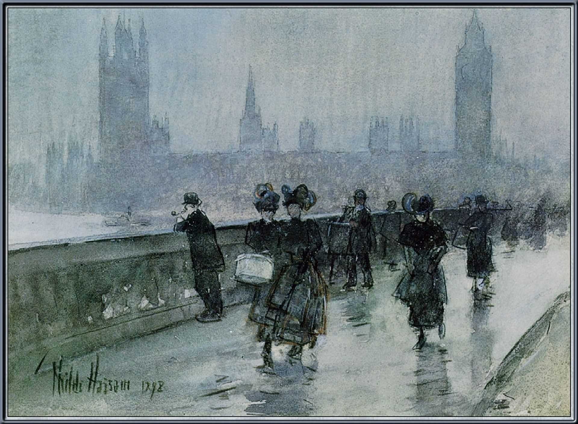Hassam Westminster Bridge by Childe Hassam