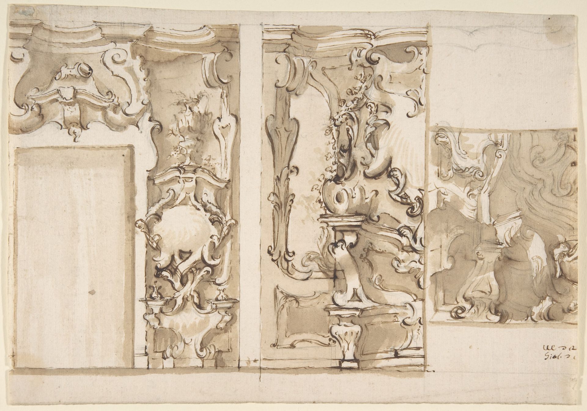 Design for Wall Elevation and Ceiling by Anonymous