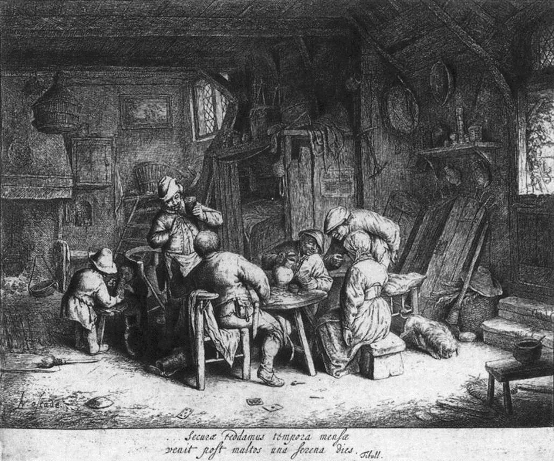 The Breakfast by Adriaen van Ostade