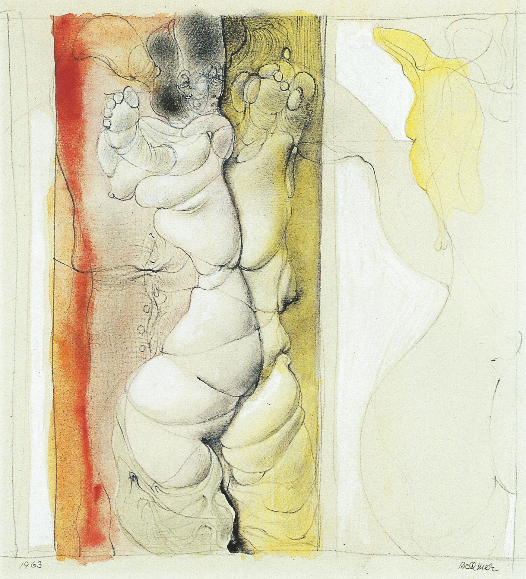Untitled (Bound Woman) by Hans Bellmer
