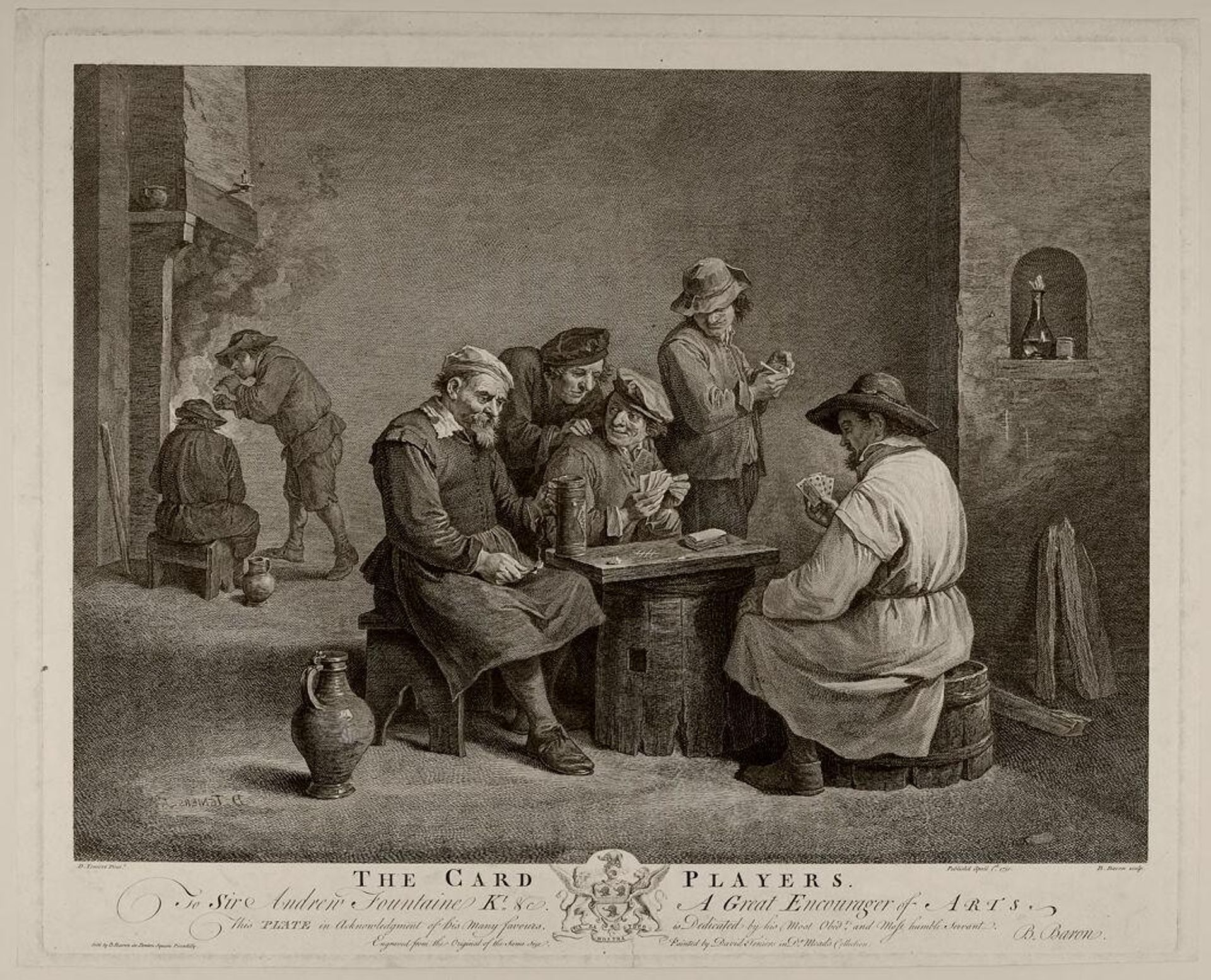 Card Players by Bernard Baron