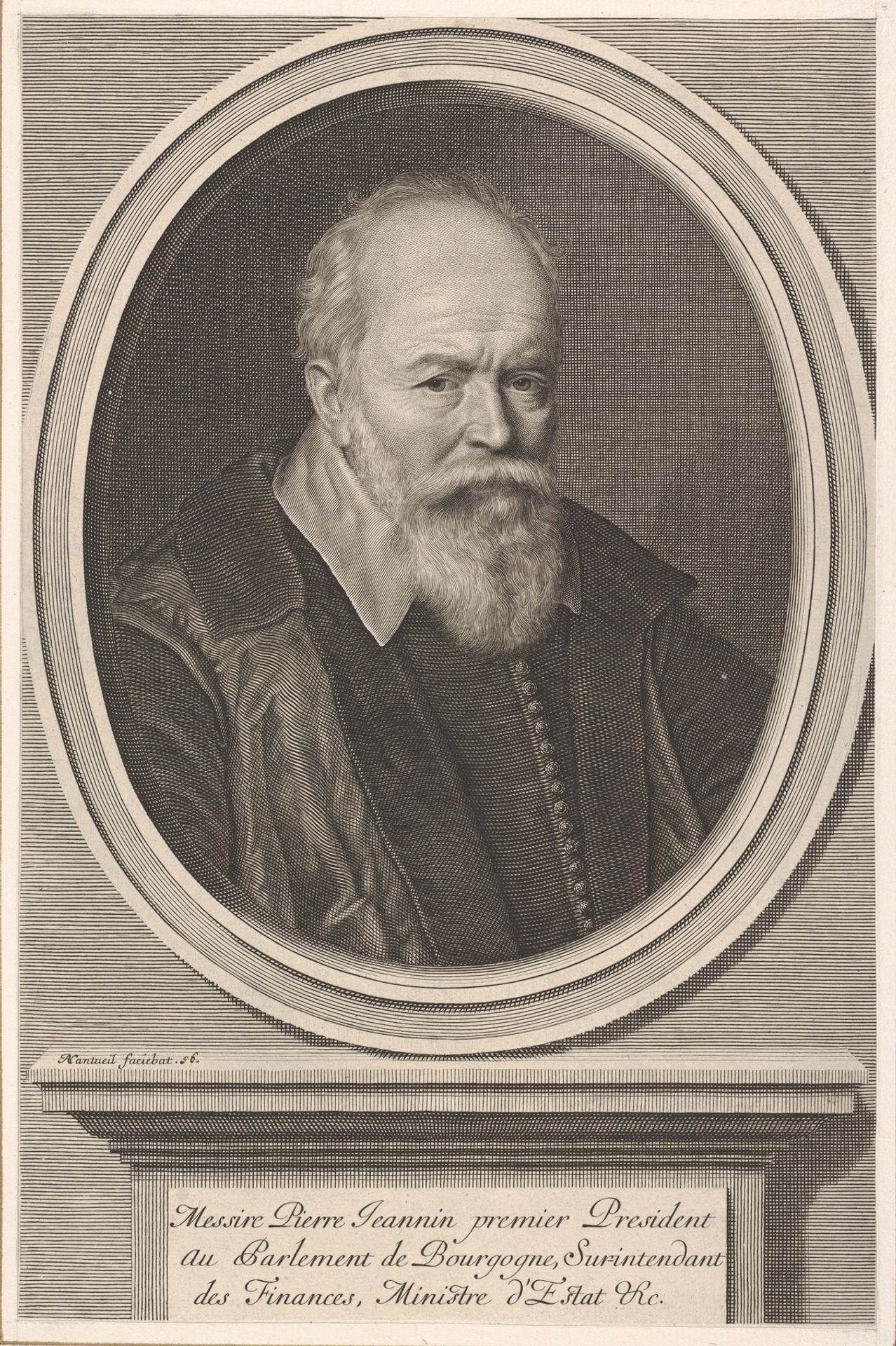 Pierre Jeannin by Robert Nanteuil