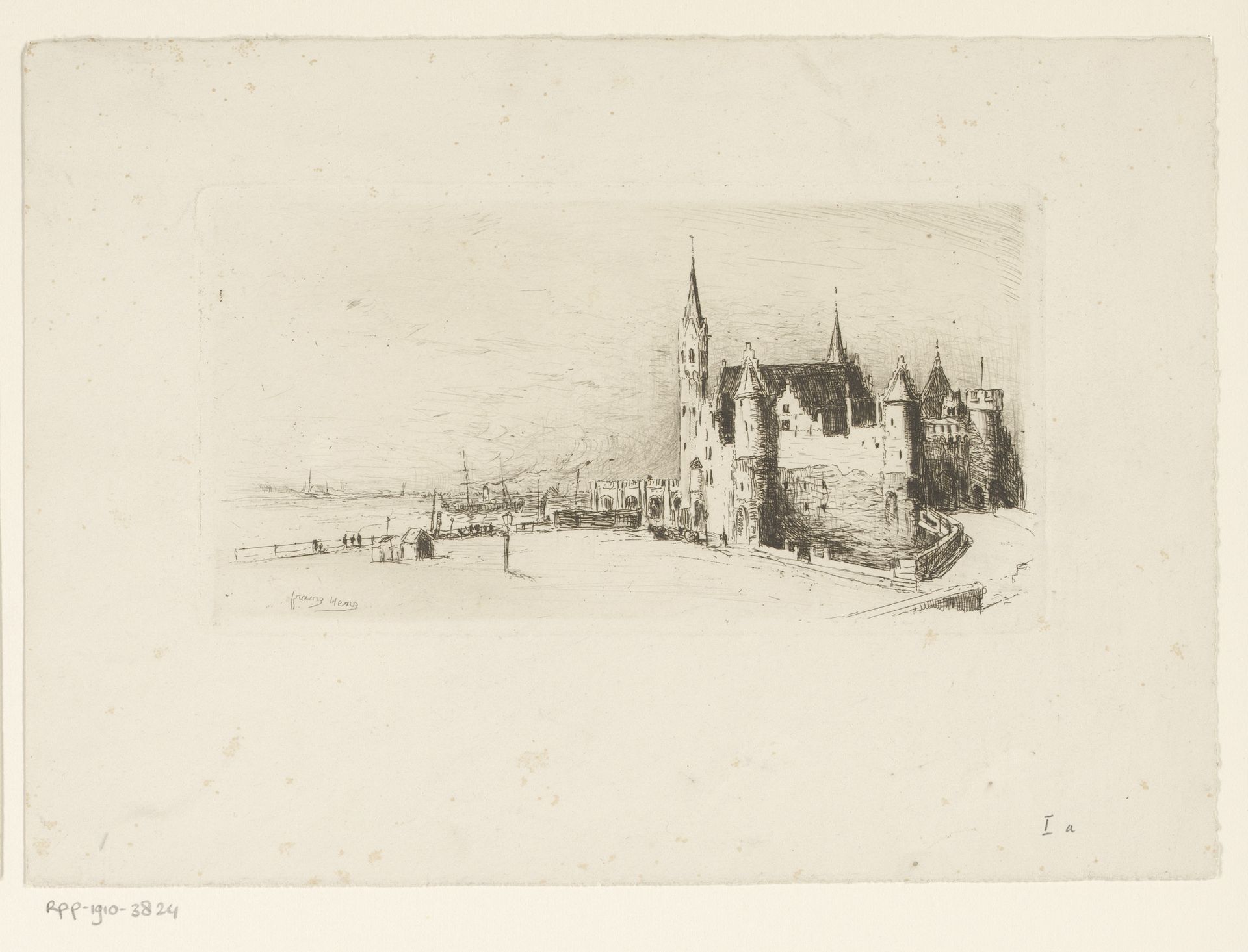 Het Steen te Antwerpen by Frans Hens