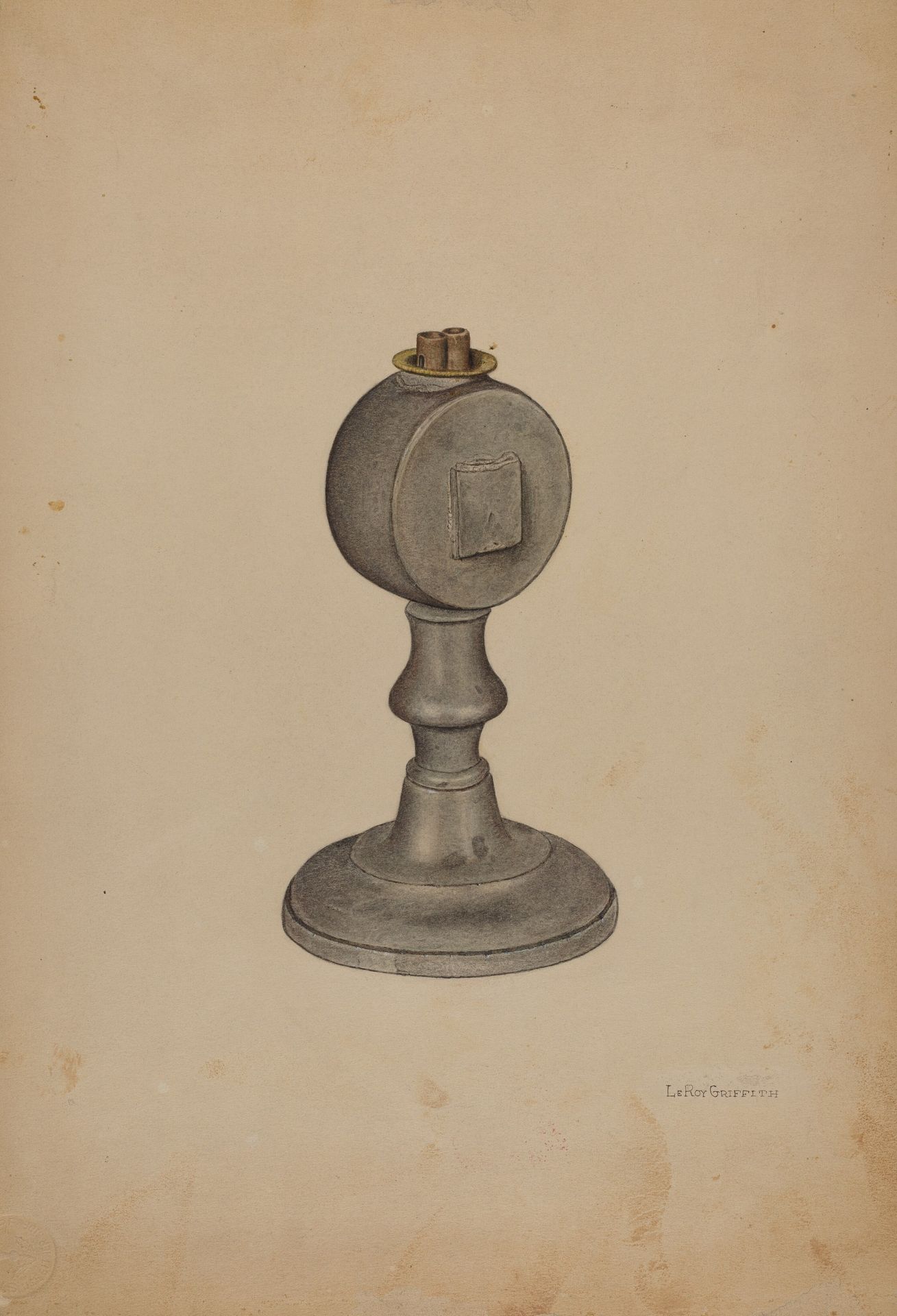 Camphor Lamp by LeRoy Griffith