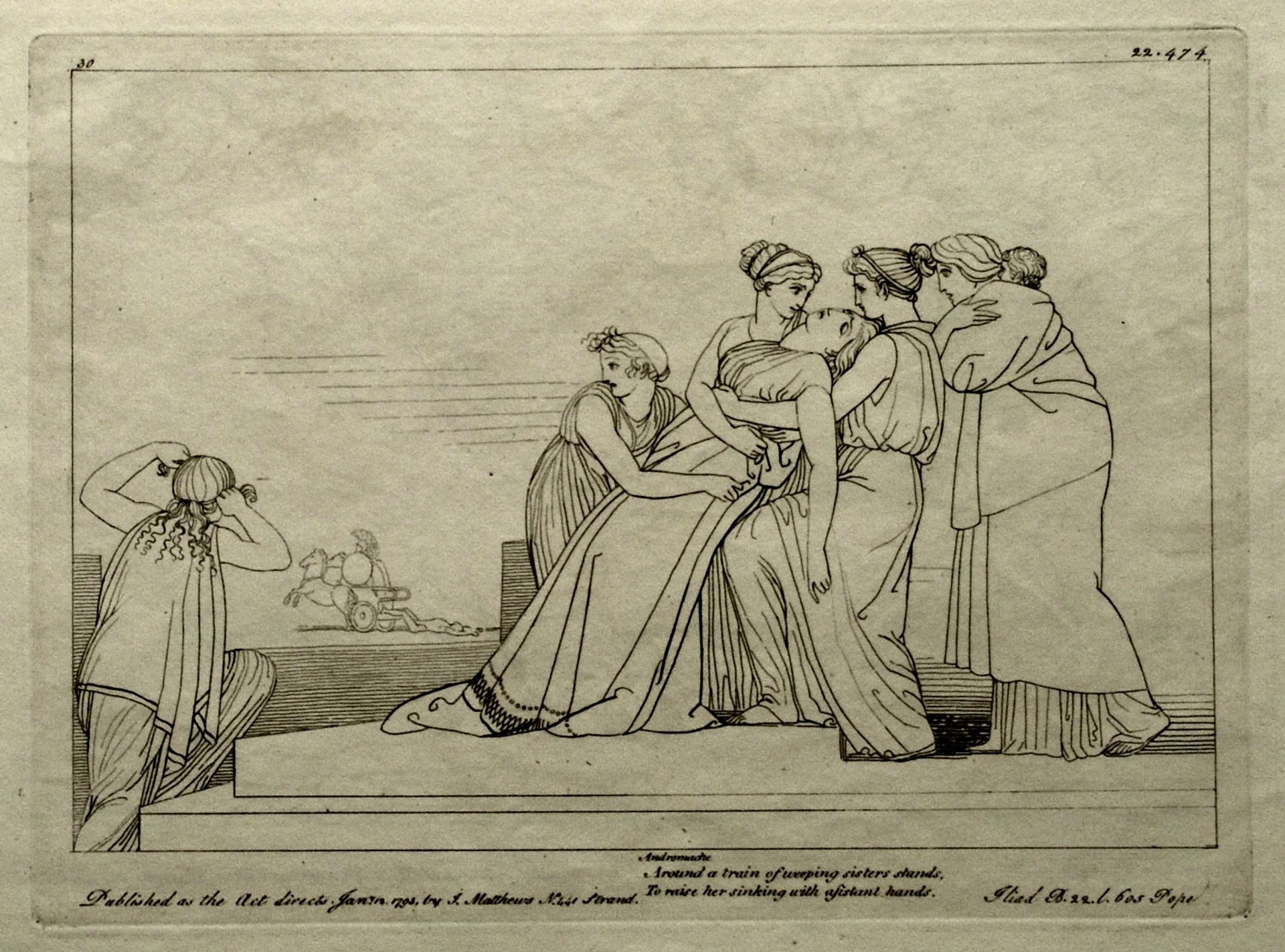 Illustration to the Iliad by John Flaxman