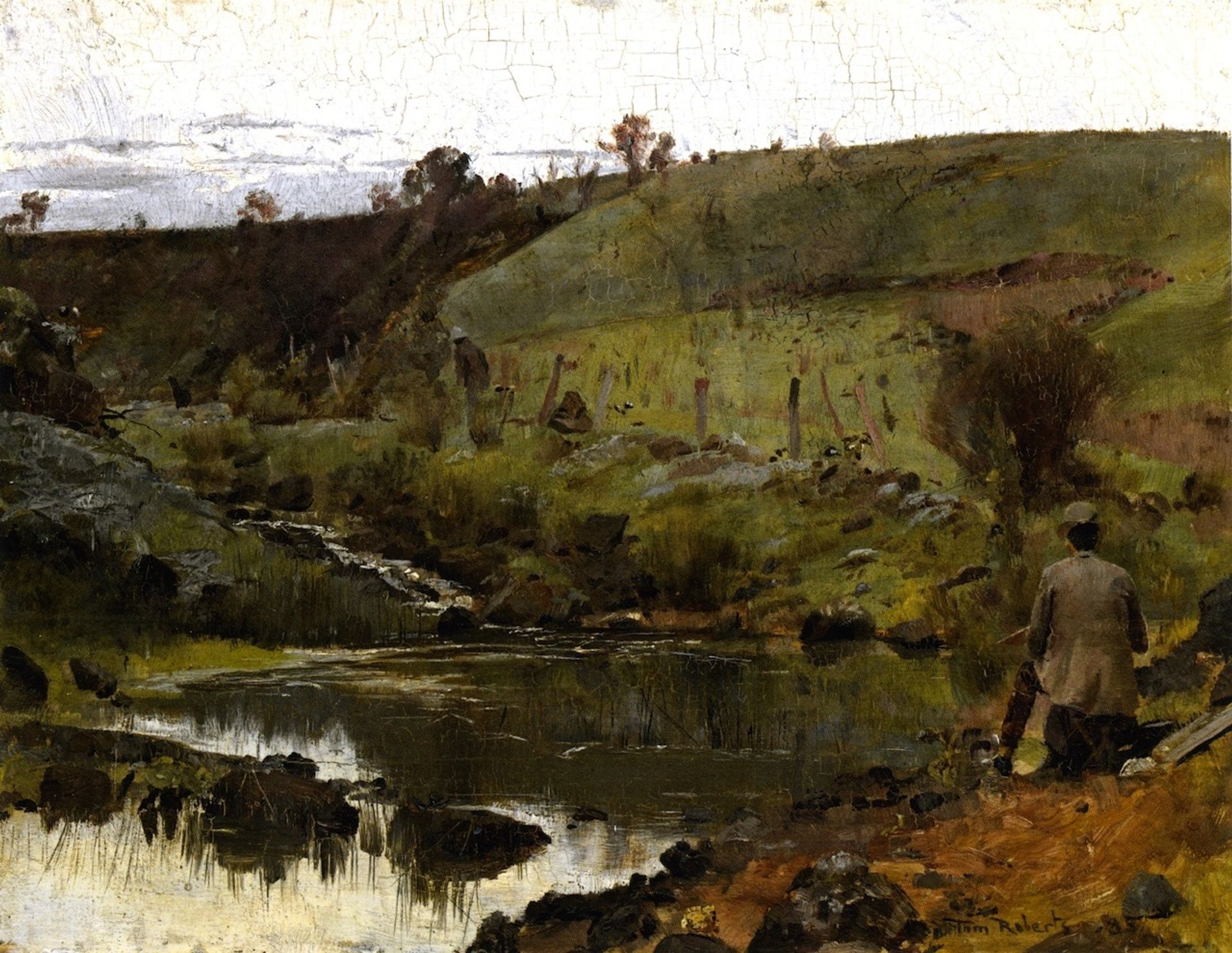 A Quiet Day on the Darebin Creek by Tom Roberts