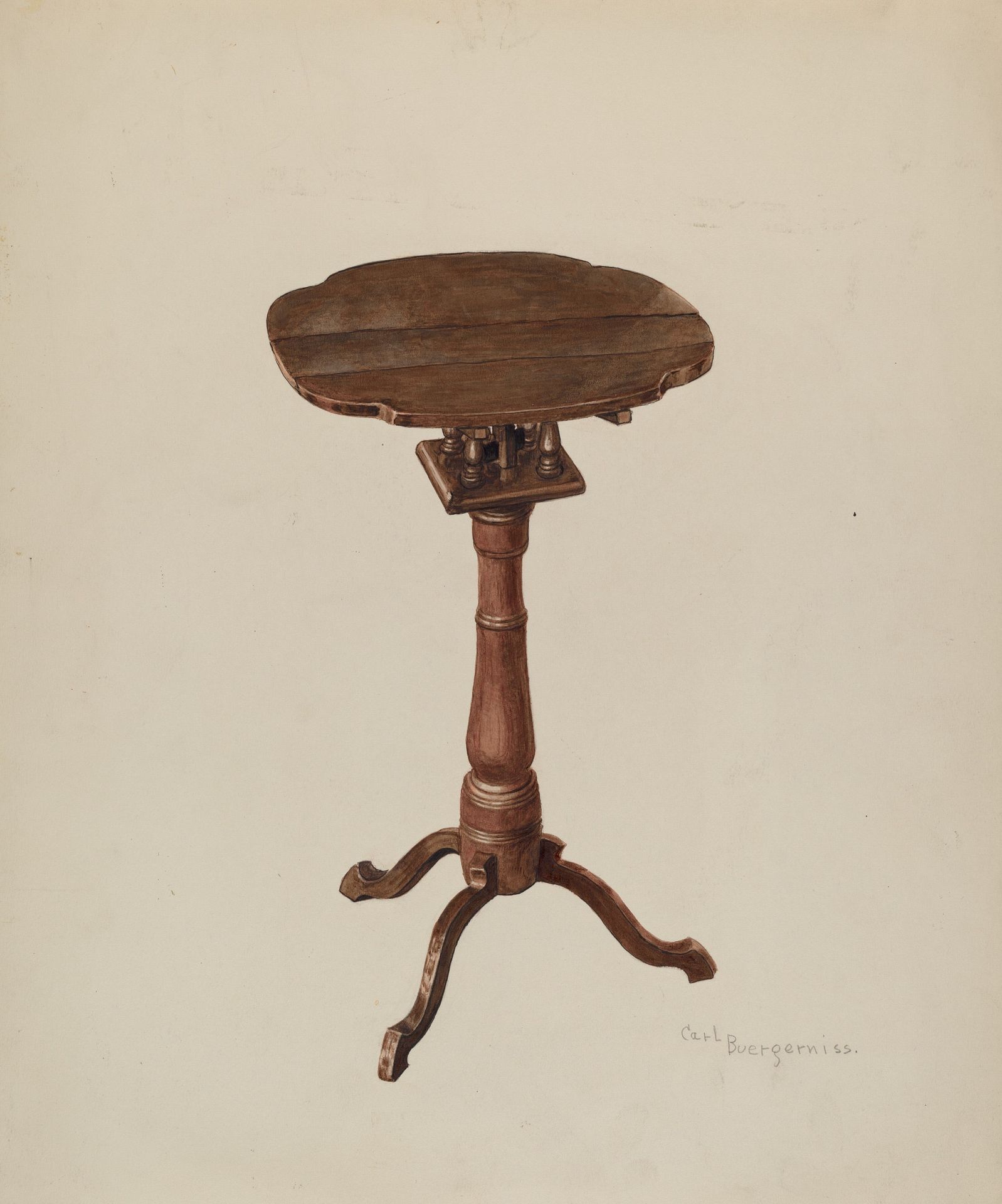 Candle Table by Carl Buergerniss