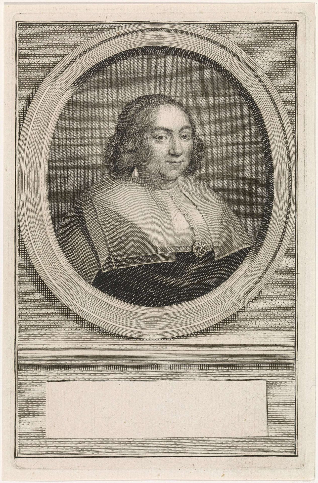 Portret van Maria Reigersbergen by Jacob Houbraken