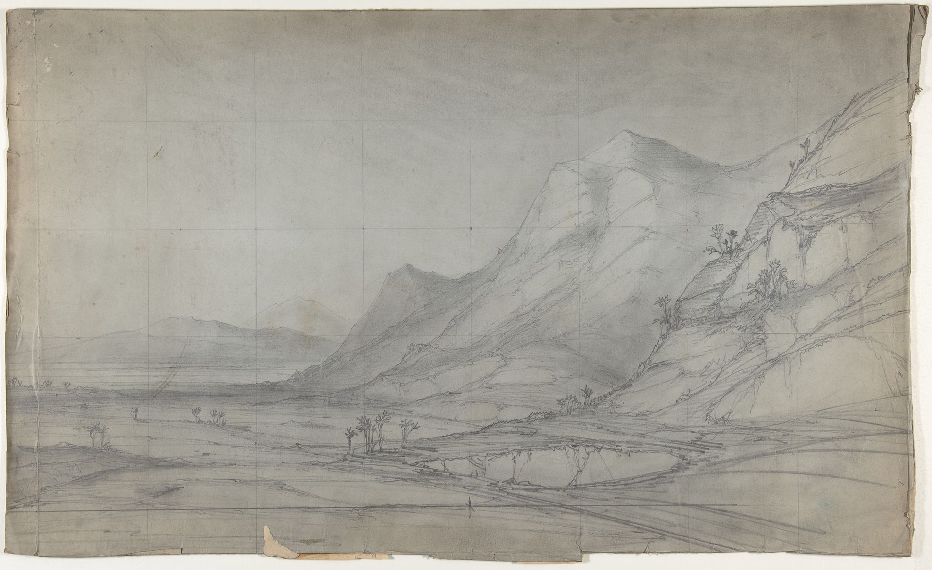 Design for a Stage Set at the Opéra, Paris by Eugène Cicéri