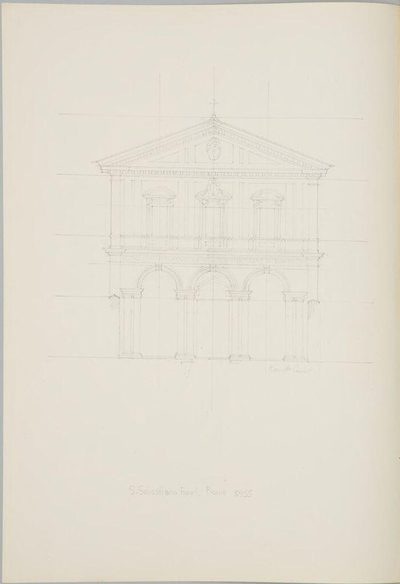 Basilica of St. Sebastian, Rome, Italy by Kenneth John Conant