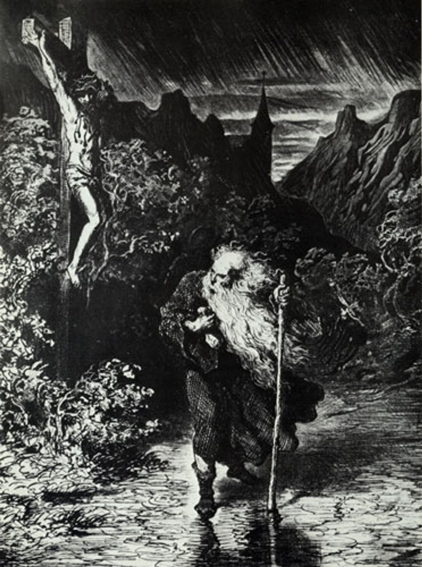 The Wandering Jew by Gustave Dore
