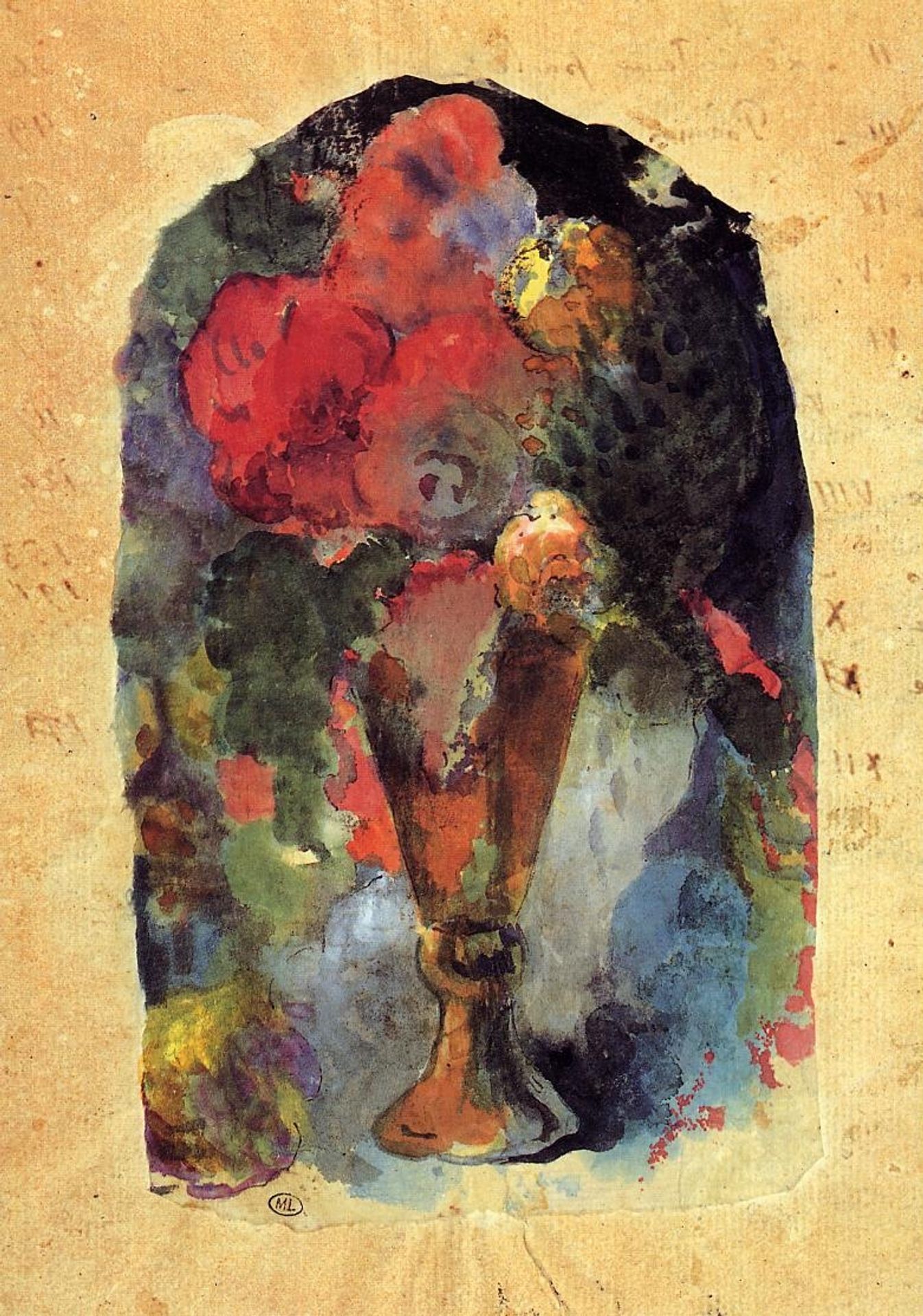 Bouquet of flowers by Paul Gauguin