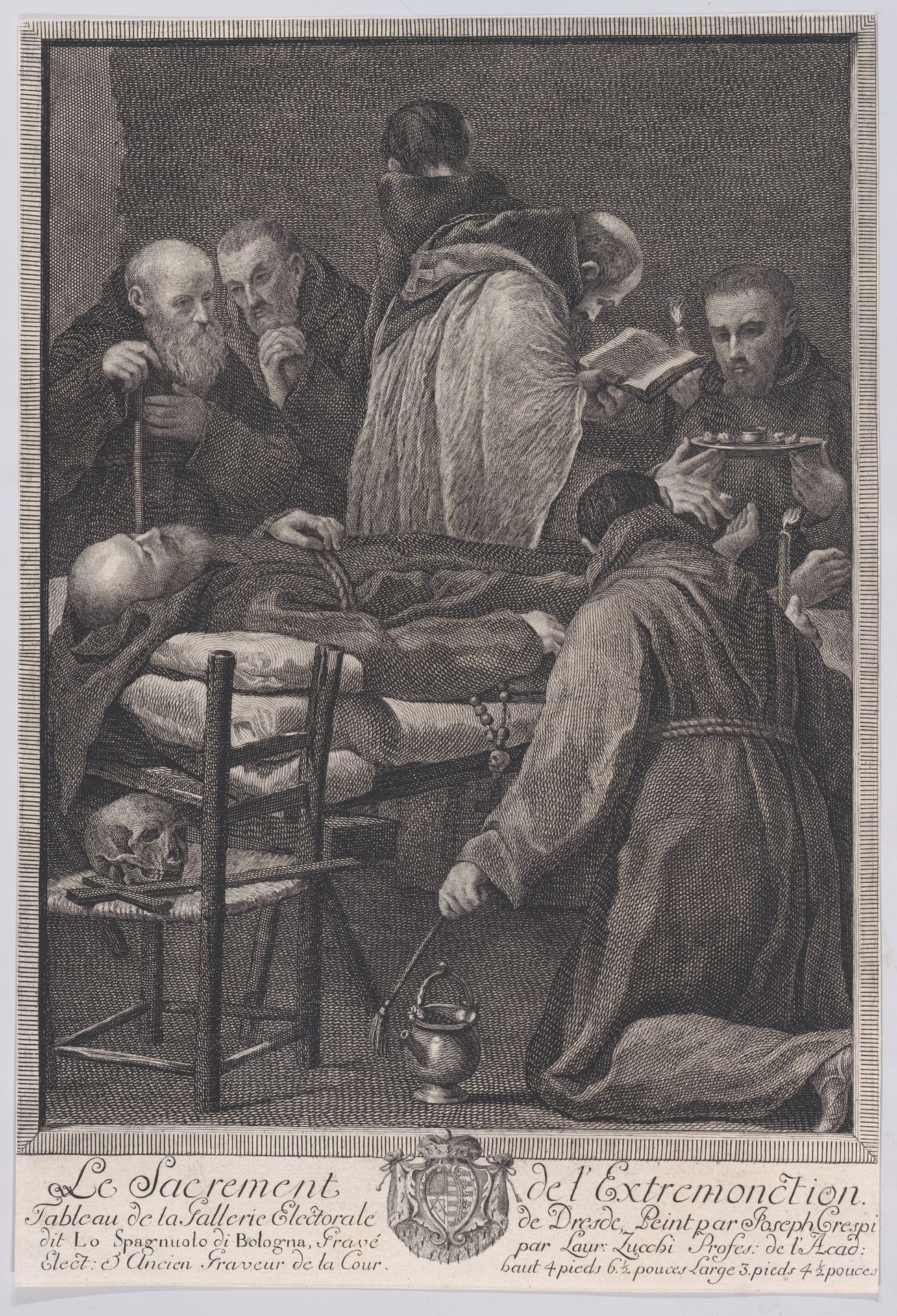 Extreme Unction, from "The Seven Sacrements" by Lorenzo Zucchi