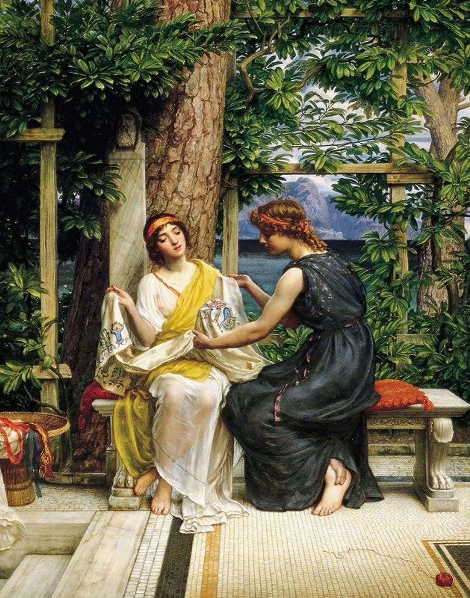 Helena and Hermia by Edward John Poynter