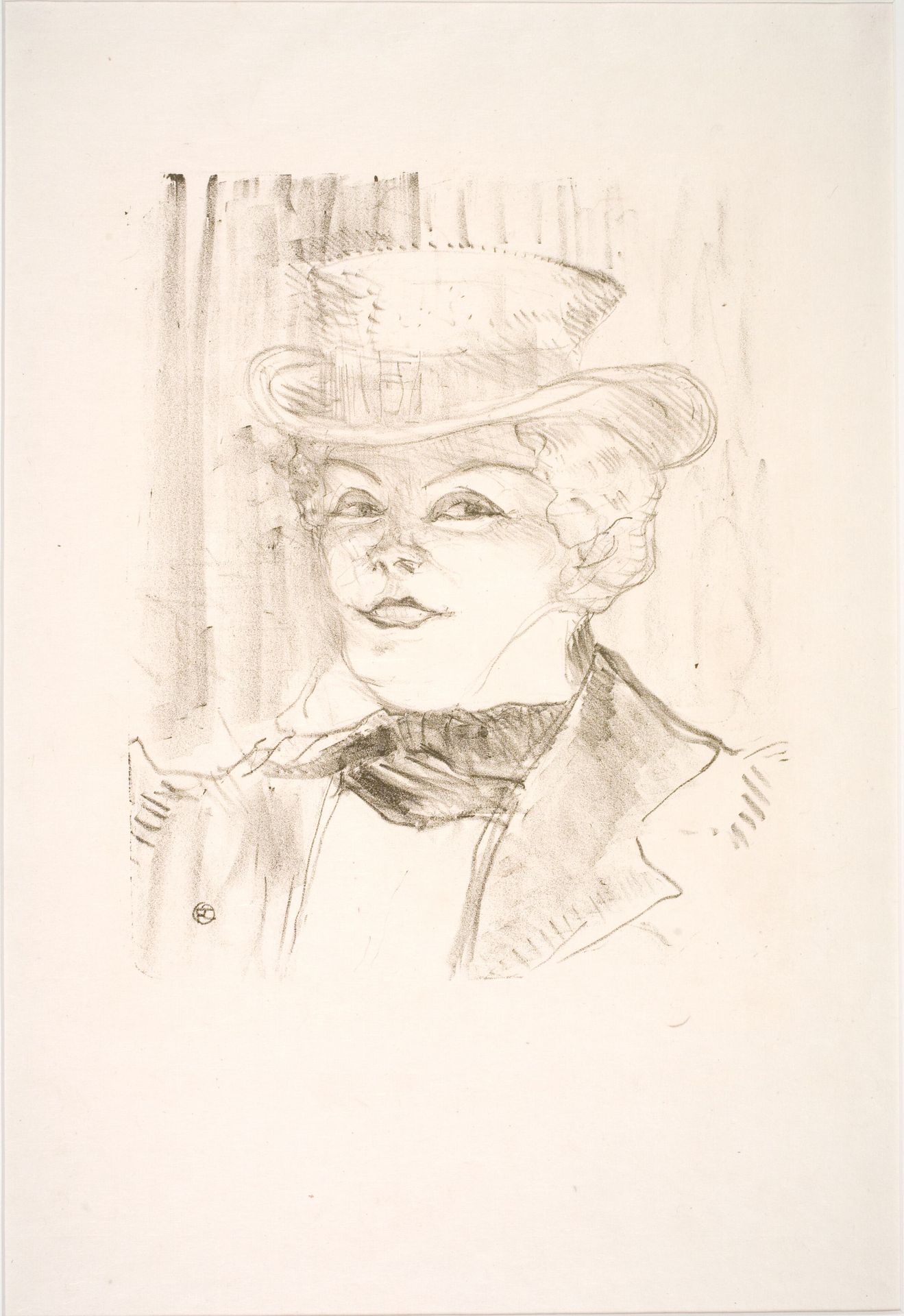 Madame Réjane by Henri de Toulouse-Lautrec