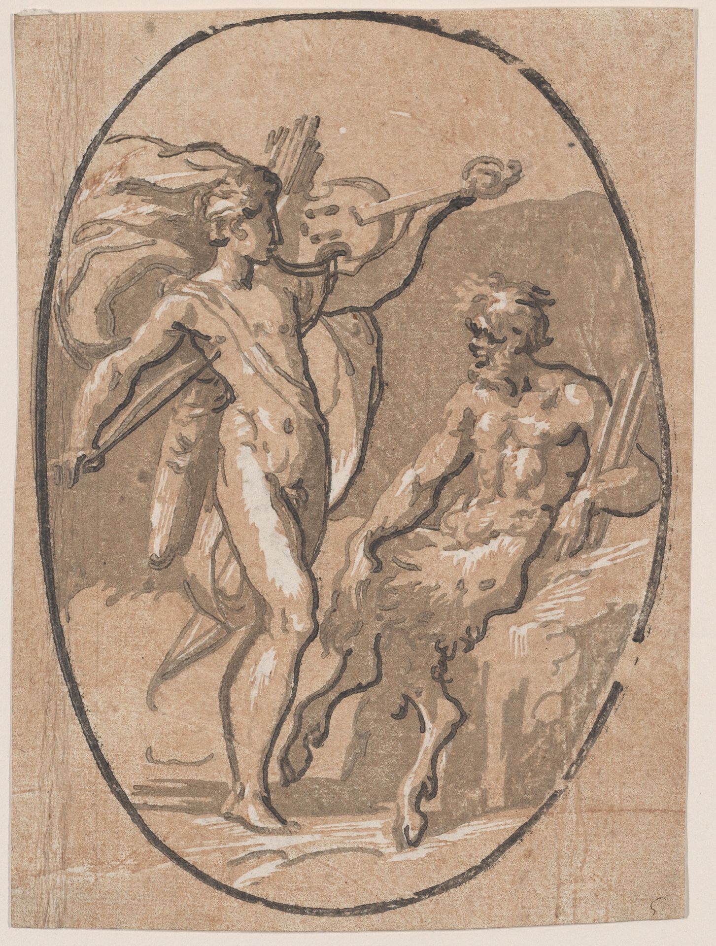 The contest between Apollo and Marysas by Niccolò Vicentino