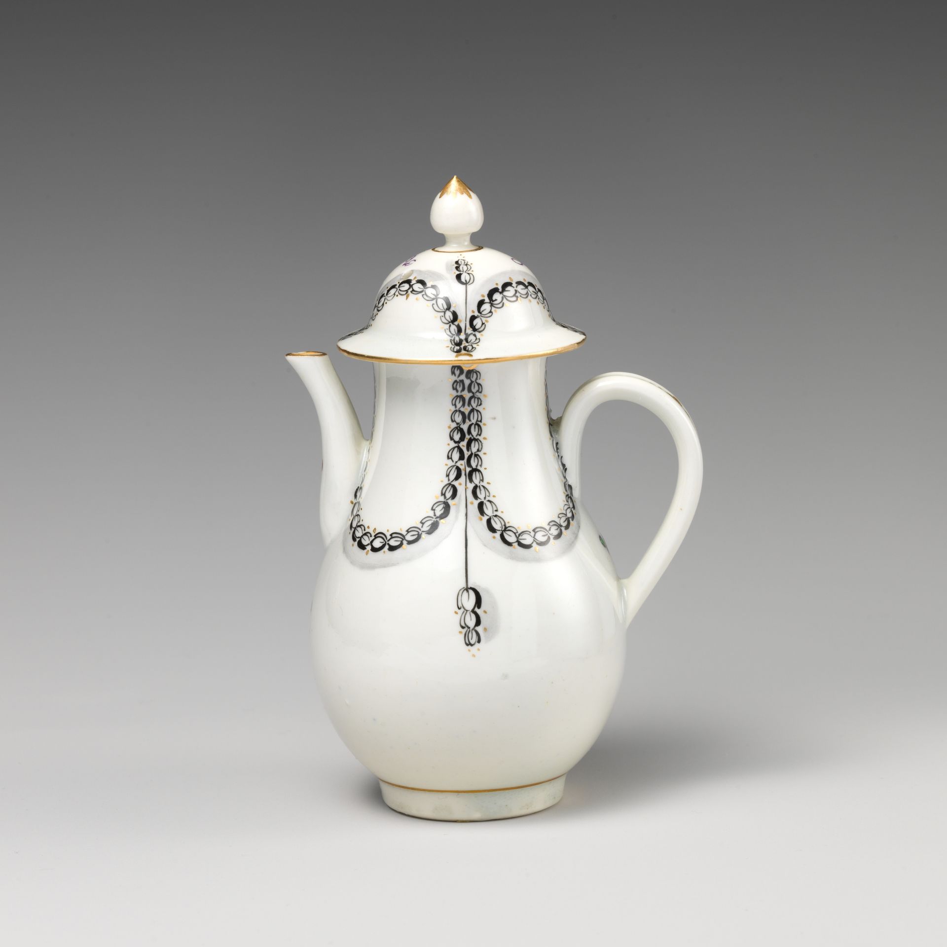 Coffeepot (part of a service) by Caughley Factory