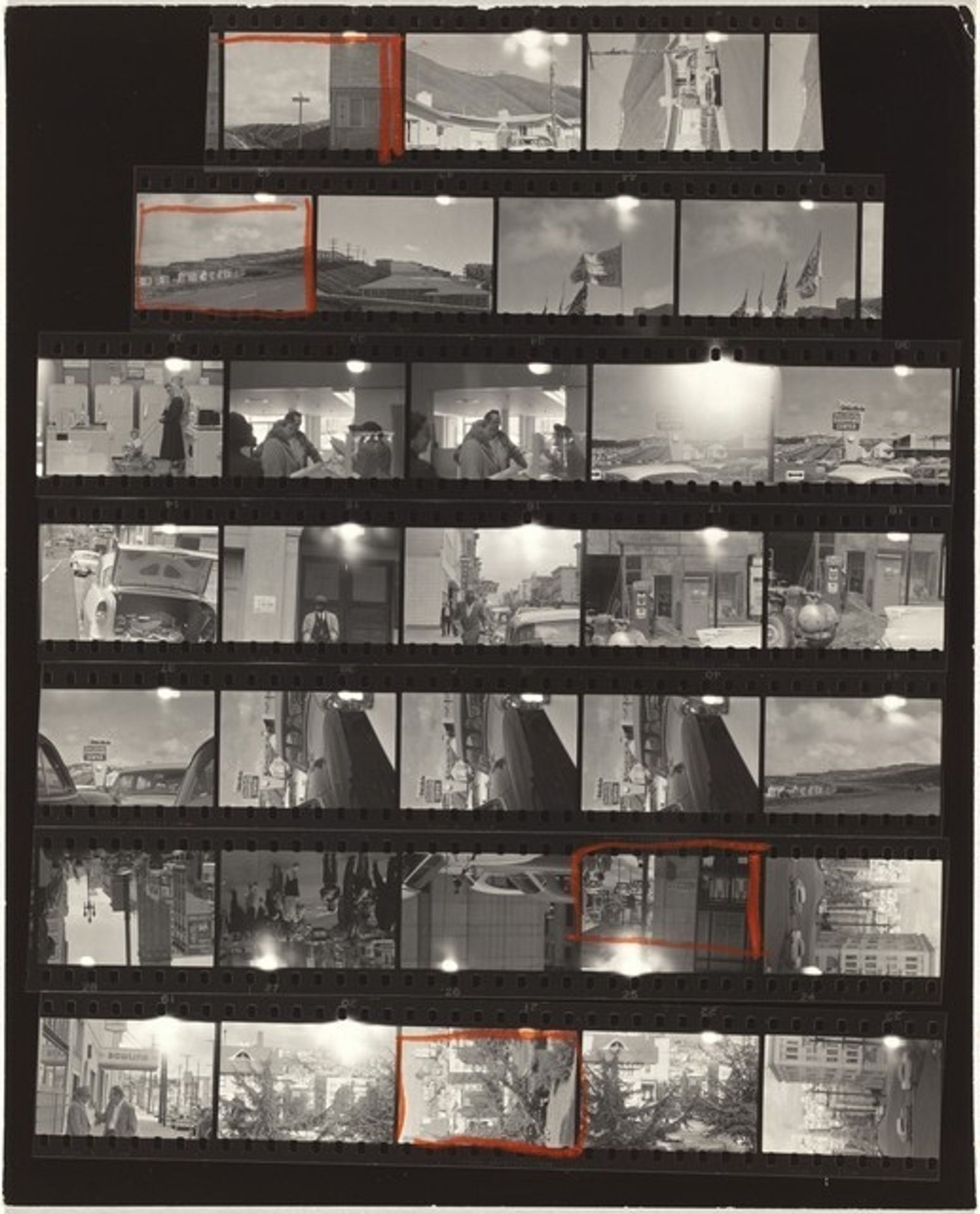 Guggenheim 609--San Francisco and Westlake, California by Robert Frank