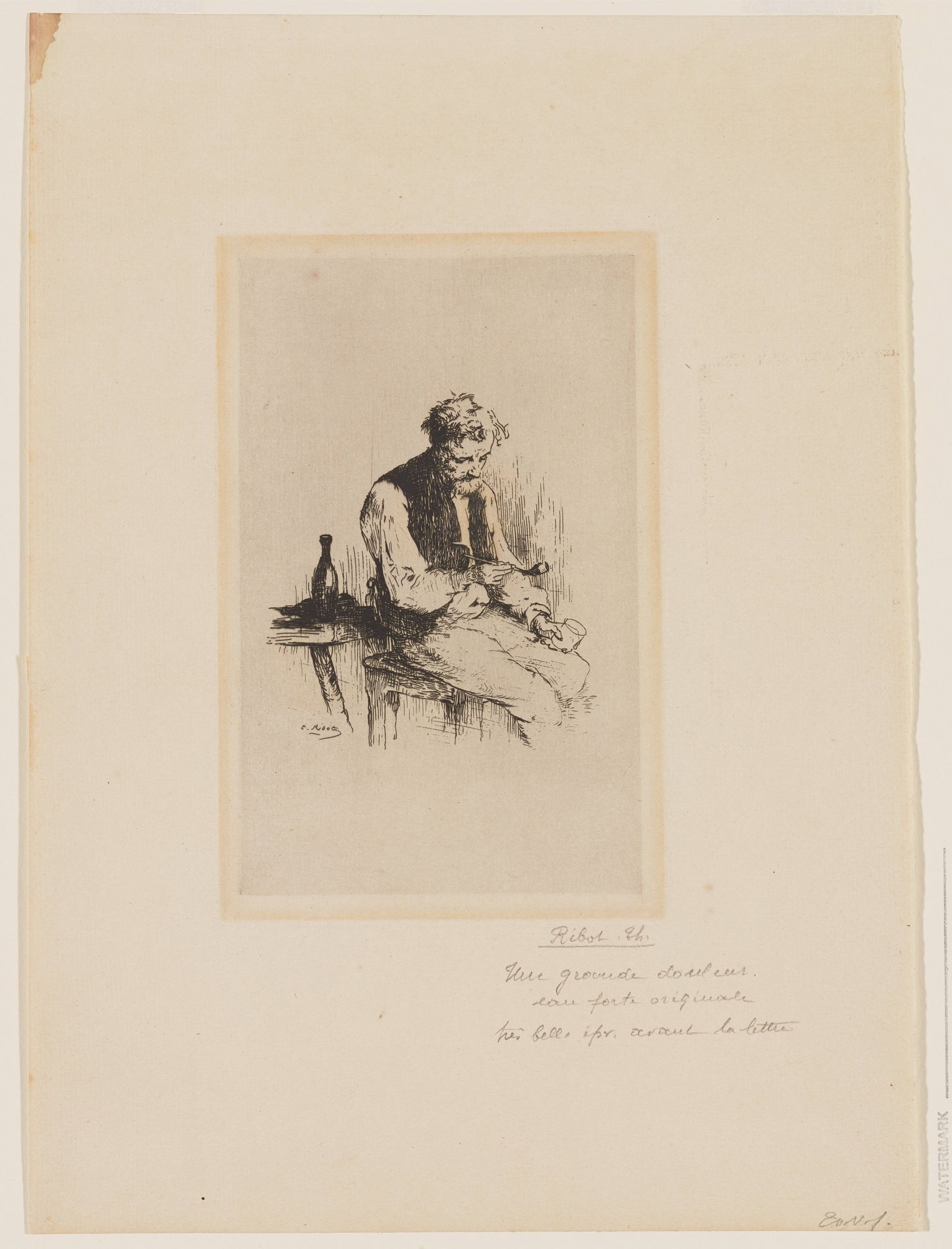 A Great Sadness by Theodule Ribot